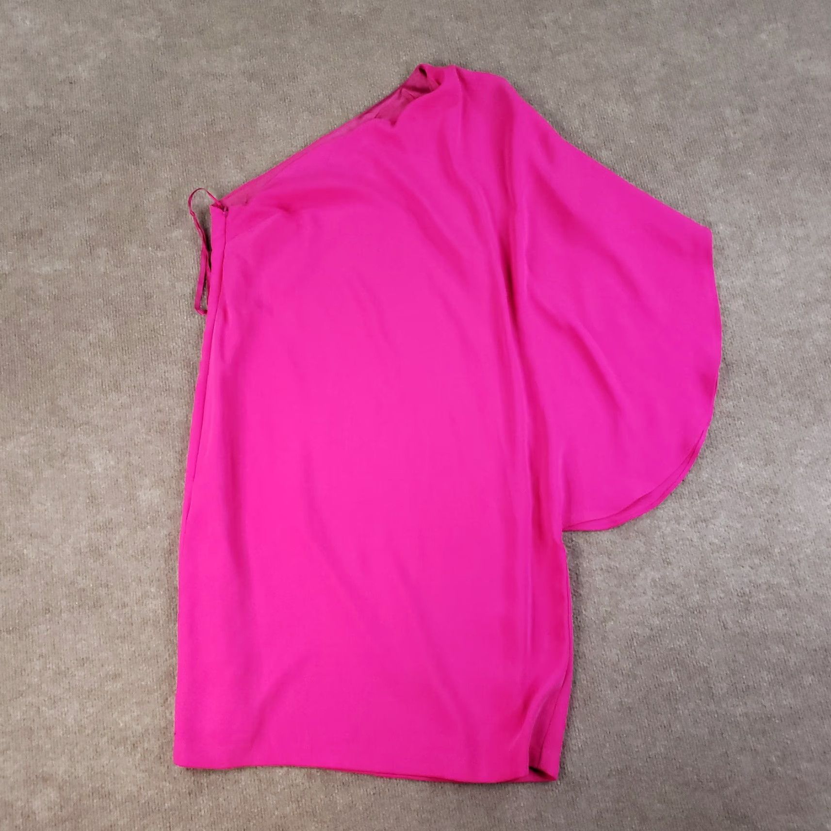 Ralph Lauren Lauren Ralph Lauren Dress Women Size 0 Pink One Shoulder Short Lined Black Label Dress Size 25" / US 0 / IT 36 - 2 Thumbnail