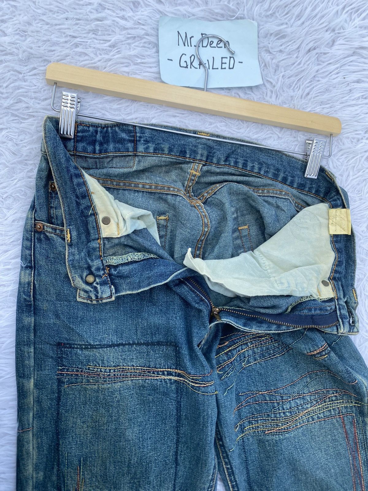 Hysteric Glamour Rare Vintage Hysteric Glamour Nice Design Kinky Jeans Size 27" / US 4 / IT 40 - 11 Thumbnail