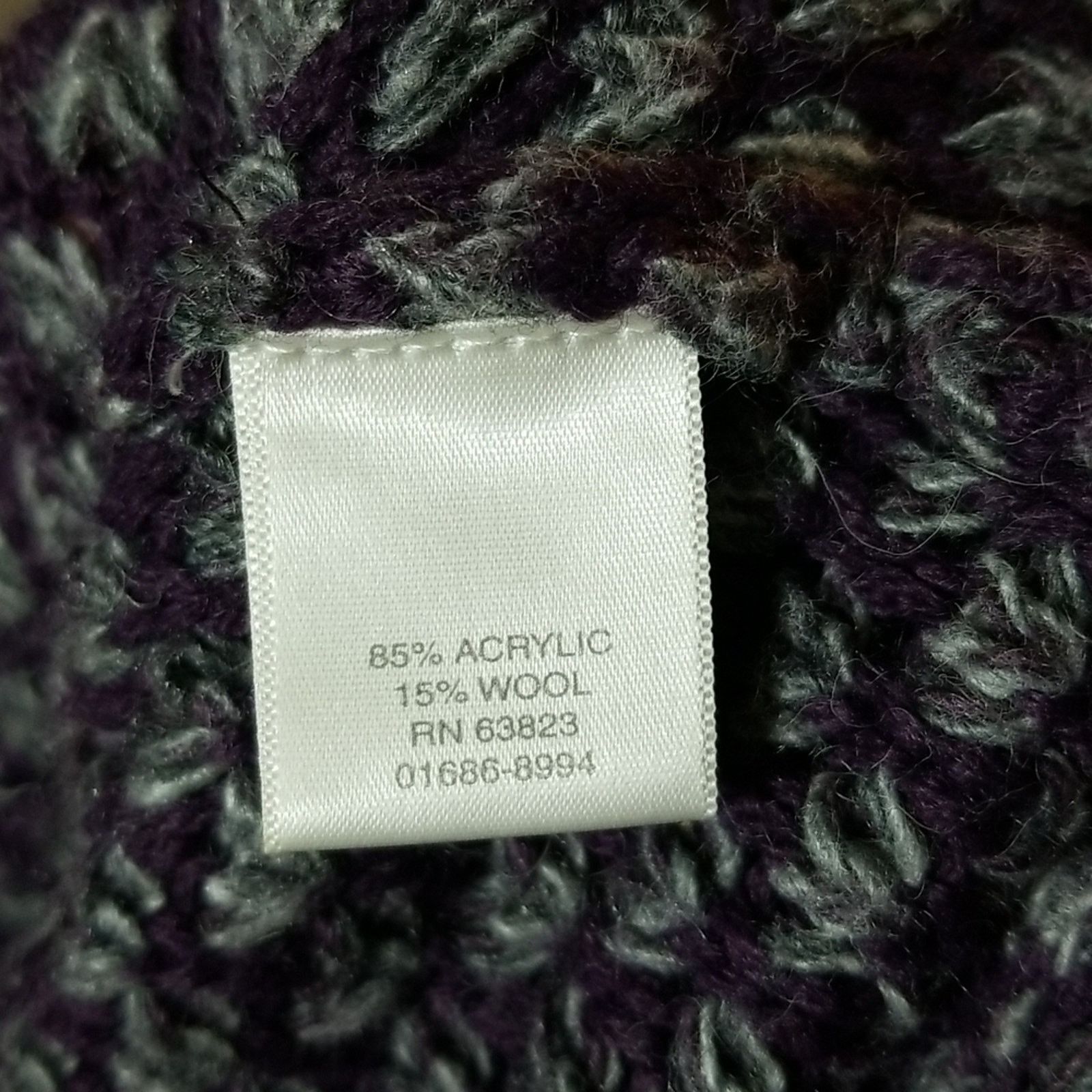 Other Christopher & Banks Purple Knit Cardigan Sweater Size S / US 4 / IT 40 - 6 Thumbnail