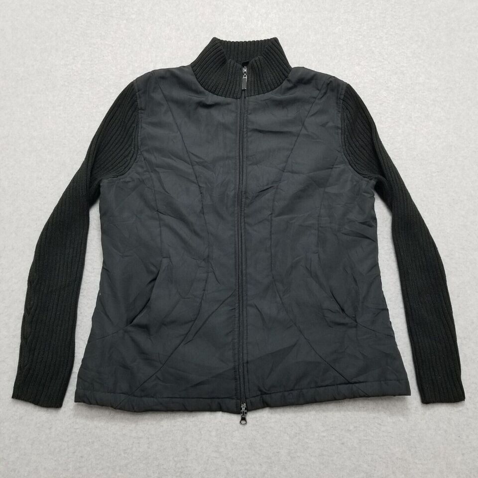 Other Carolyn Taylor Jacket Womens Medium Black Full Zip Pockets Size M / US 6-8 / IT 42-44 - 1 Thumbnail