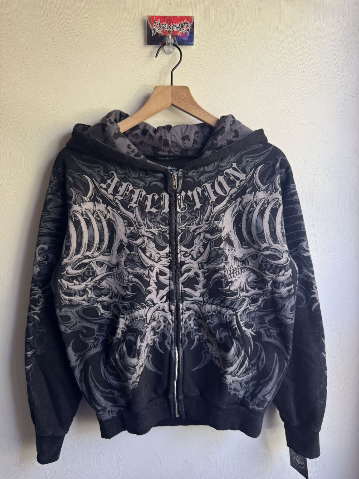 Ken Carson Ken Carson Affliction Gorecore Lament Zip Up Hoodie Size US XXL / EU 58 / 5 - 2 Thumbnail