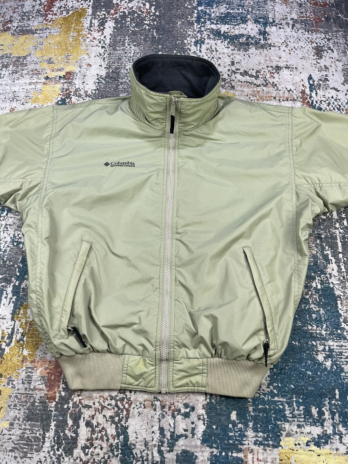 Vintage 90s Columbia Sportswear Nylon Zipper Jackets