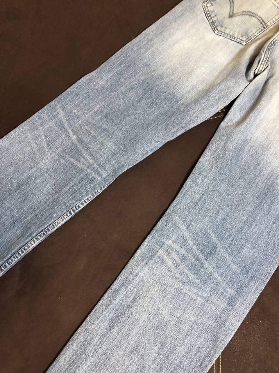 Levi's Levis 505 Button Fly Straight Leg Jeans Med Wash Size US 34 / EU 50 - 20 Thumbnail