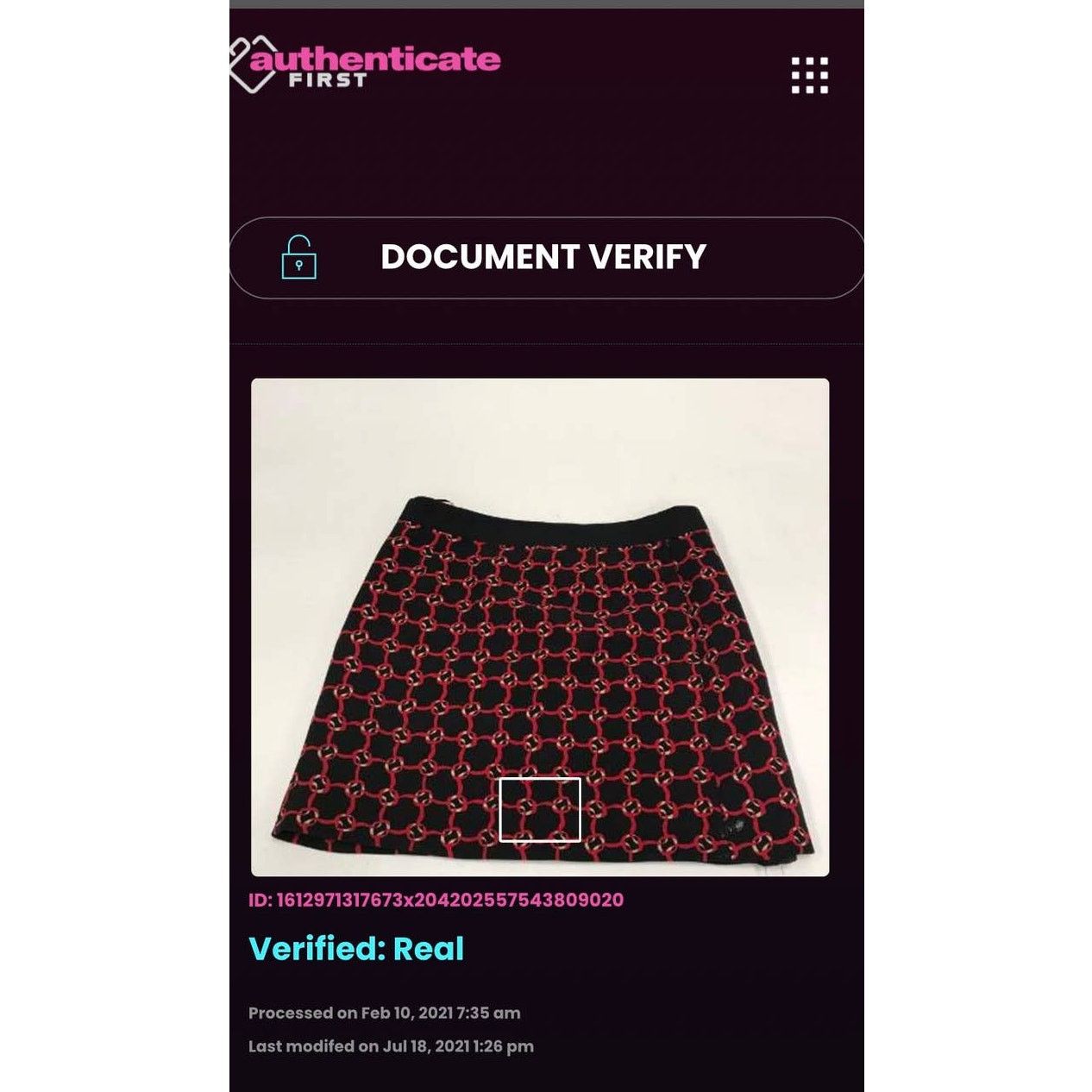 Moschino Moschino Red and Black Checkered Like Print Wool Mini Skirt Size 34" / US 12 / IT 48 - 9 Thumbnail