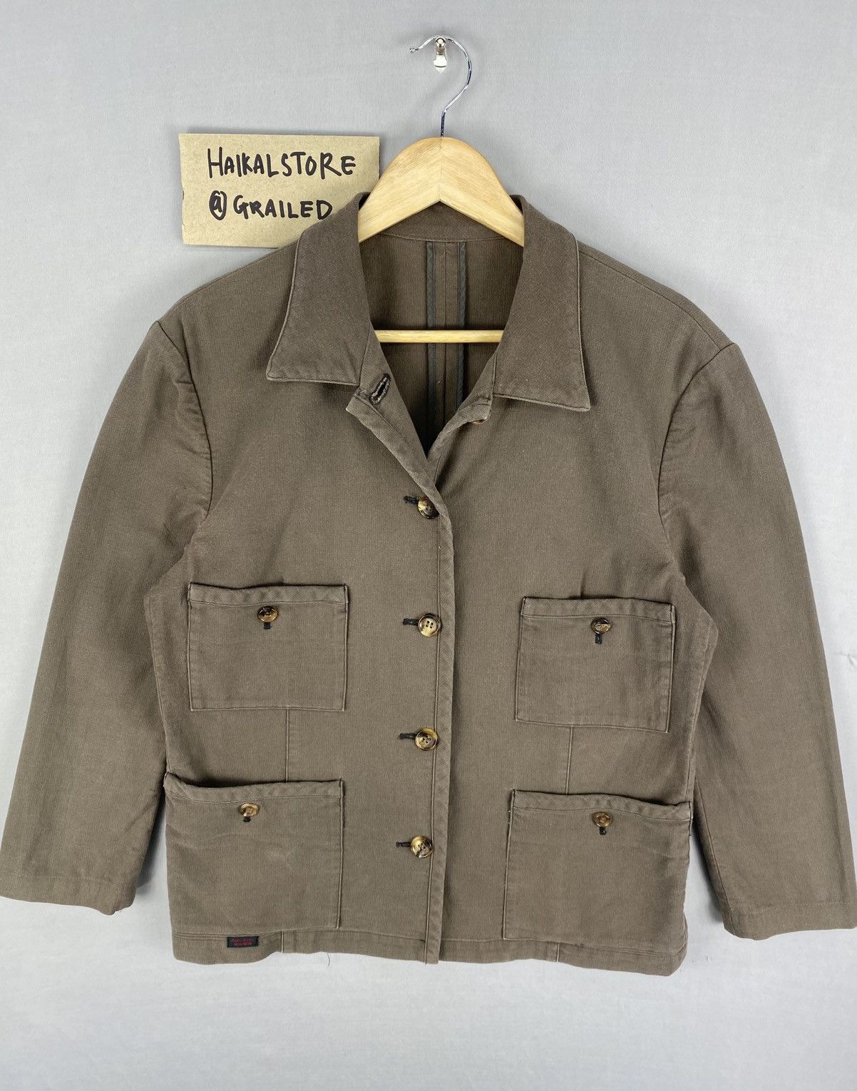 Designer Vintage Mademoiselle Non Non Chore Jacket By Issey Miyake Size US S / EU 44-46 / 1 - 1 Thumbnail