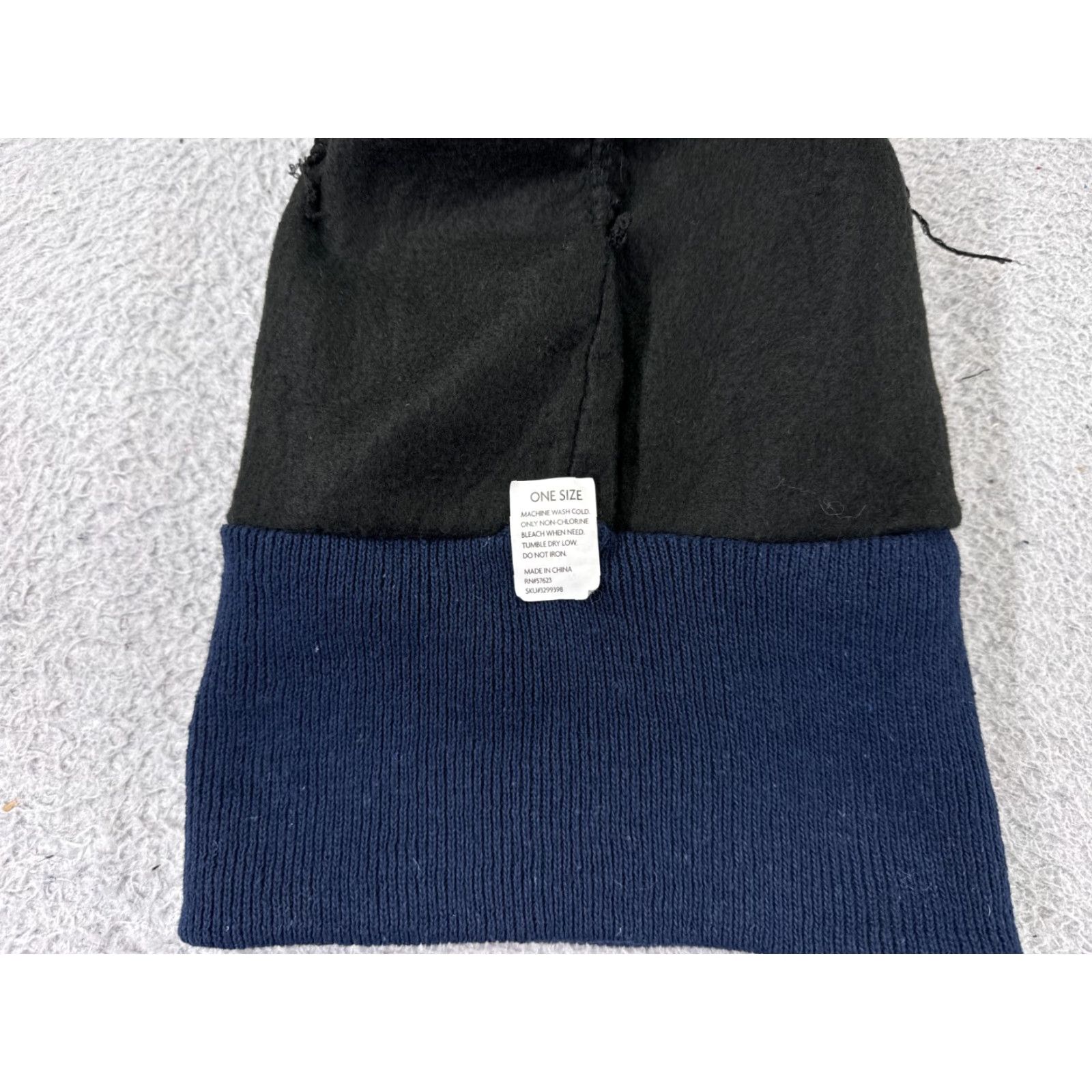 Vintage VINTAGE Beanie Toque Adult One Size Blue Polyester Lined Knit 100% Acrylic Snow Ski Warm Size ONE SIZE - 4 Thumbnail