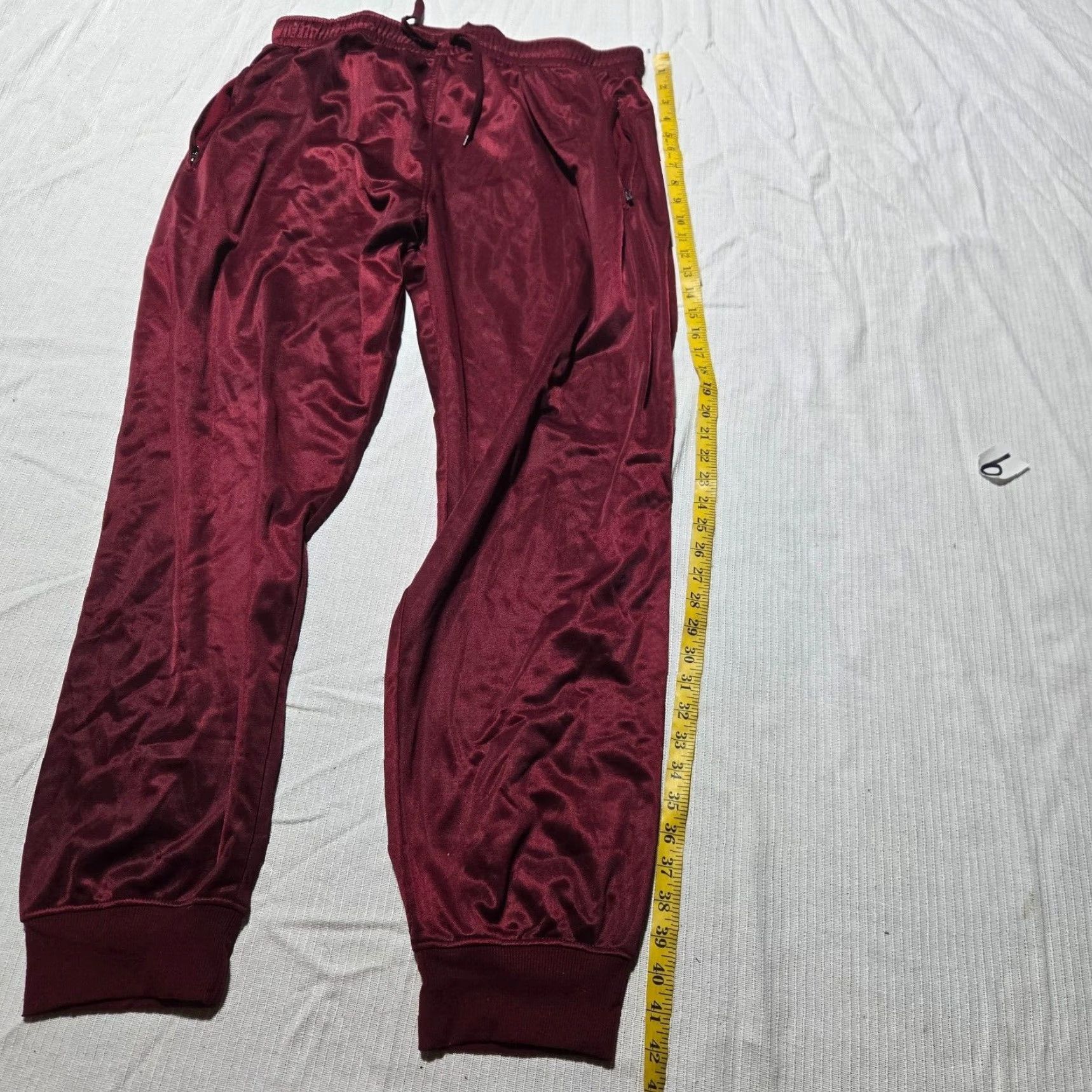 Vintage FORT OF FASHION PANTS Cargo Straight Leg Men's 3XL Red Burdundy Camouflage Pockets Jogger/Flat Front Slim Regular 40" Waist Size US 39 - 7 Thumbnail