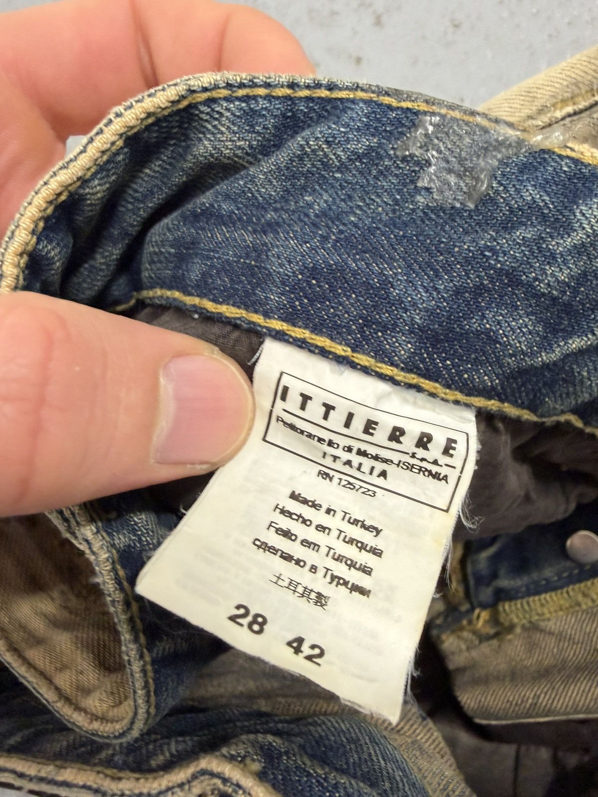 Vivienne Westwood Vintage 00s John Galliano Distressed Jeans Size US 28 / EU 44 - 8 Thumbnail