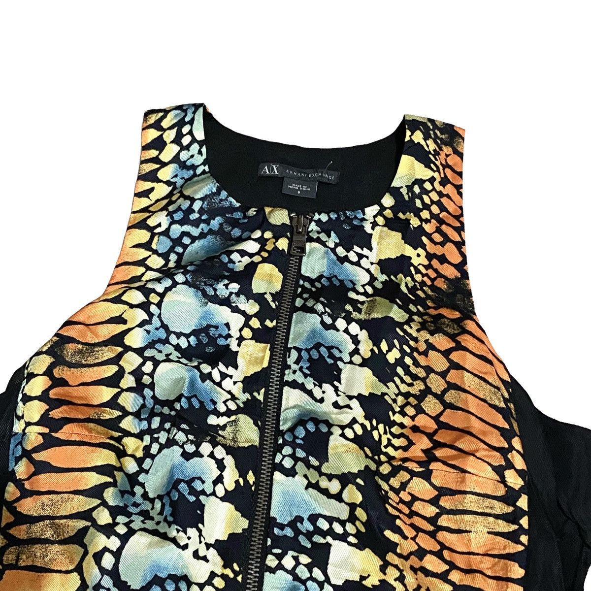 Emporio Armani × Japanese Brand Armani exchange silk snake skin dress Size S / US 4 / IT 40 - 4 Thumbnail