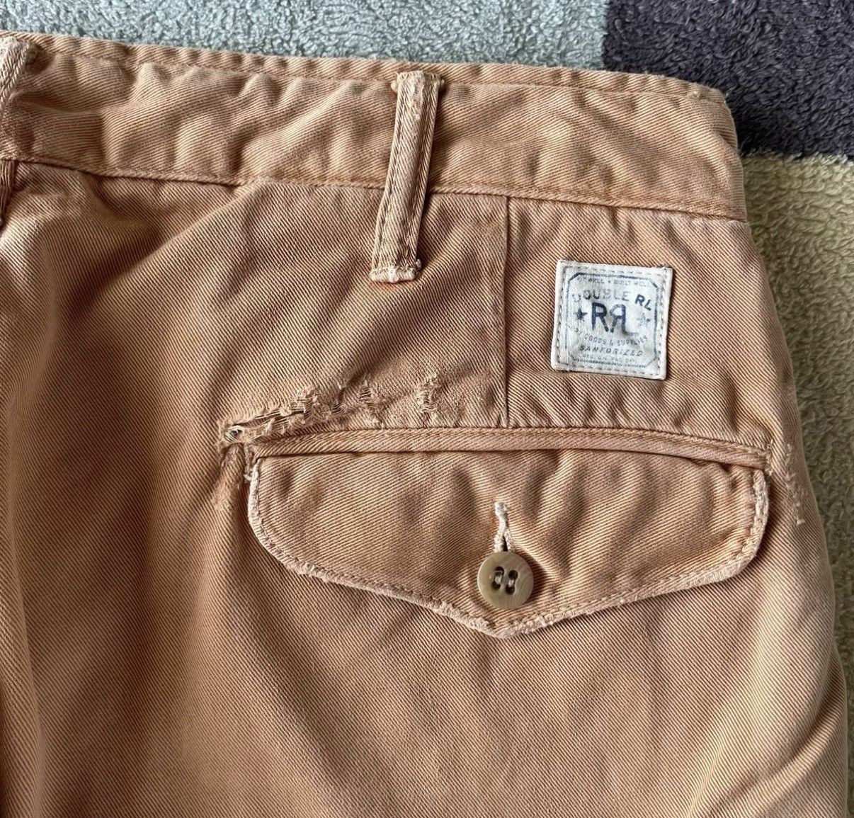 RRL Ralph Lauren RRL Ralph Lauren Double RL Patchwork Casual Pants K22 Size US 28 / EU 44 - 8 Thumbnail