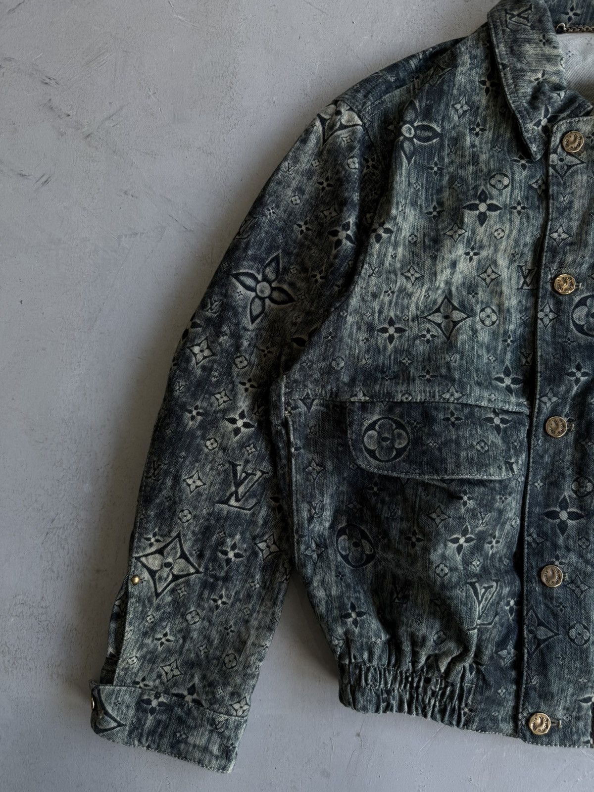 Louis Vuitton Louis Vuitton - Blue Star Monogram Denim Jacket Size US S / EU 44-46 / 1 - 4 Thumbnail