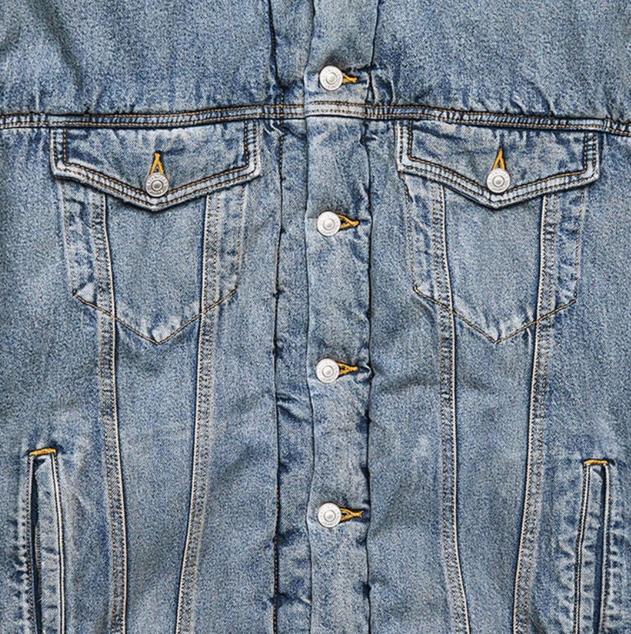 Balenciaga BALENCIAGA Padded Denim Jacket Size US M / EU 48-50 / 2 - 4 Thumbnail