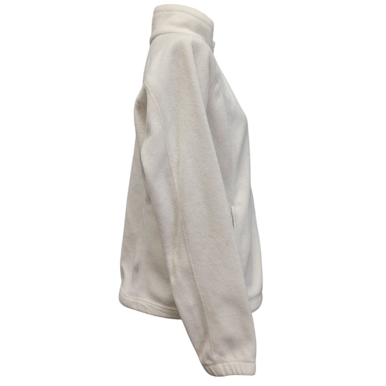 Columbia Columbia Womens XL White Polyester Fleece Long Sleeve Jacket Size XL / US 12-14 / IT 48-50 - 3 Thumbnail