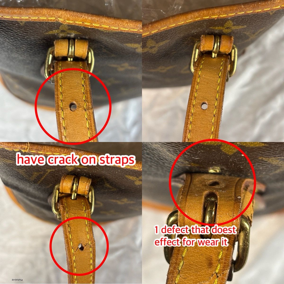 Louis Vuitton (heavy worn) Louis Vuitton Bucket Size ONE SIZE - 16 Thumbnail