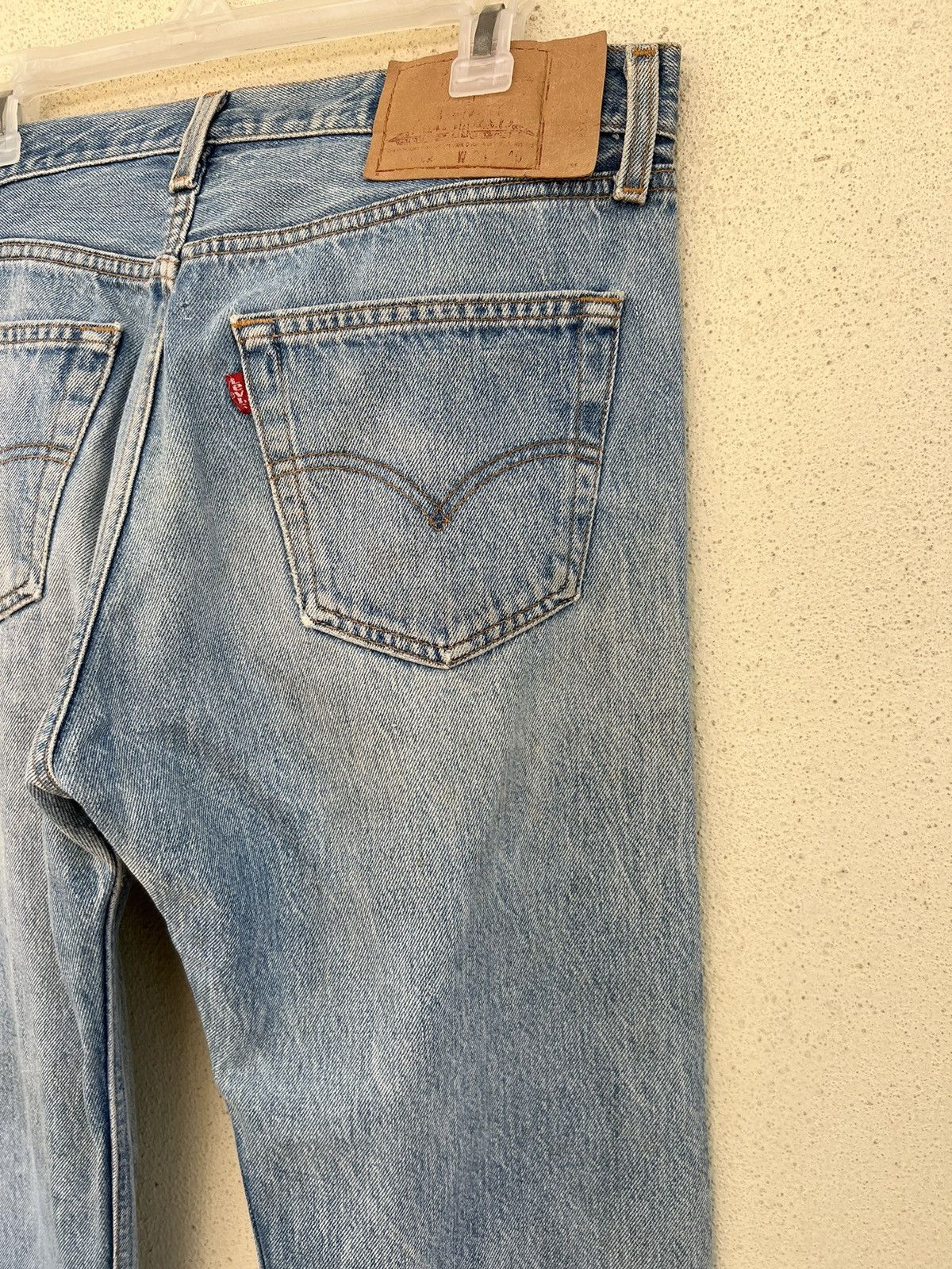 Levi's Vintage Levi's 501 Jeans Ripped Distressed Patchwork Denim Size US 33 - 18 Thumbnail