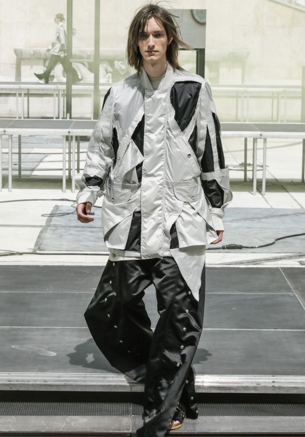 Rick Owens SS19 Babel Cut-Out Rod Jacket | Grailed