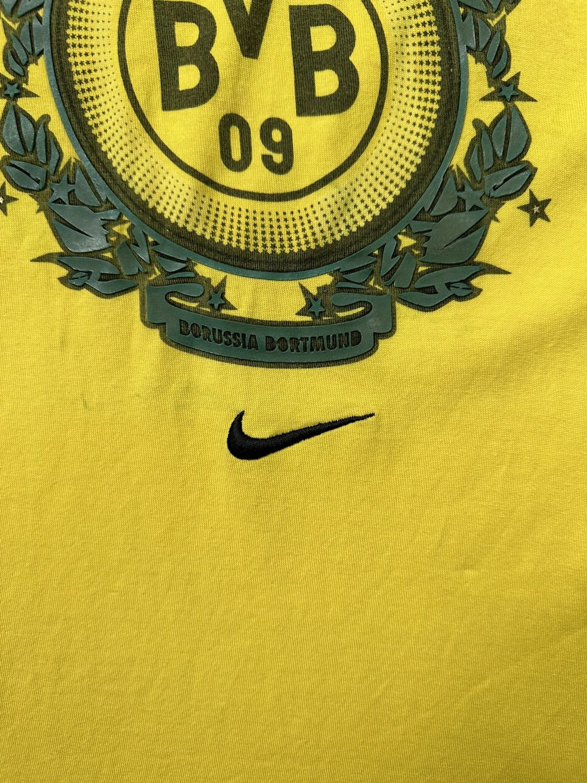 Nike Nike Borussia Dortmund Overprint Yellow Tee Jersey Size US M / EU 48-50 / 2 - 6 Thumbnail