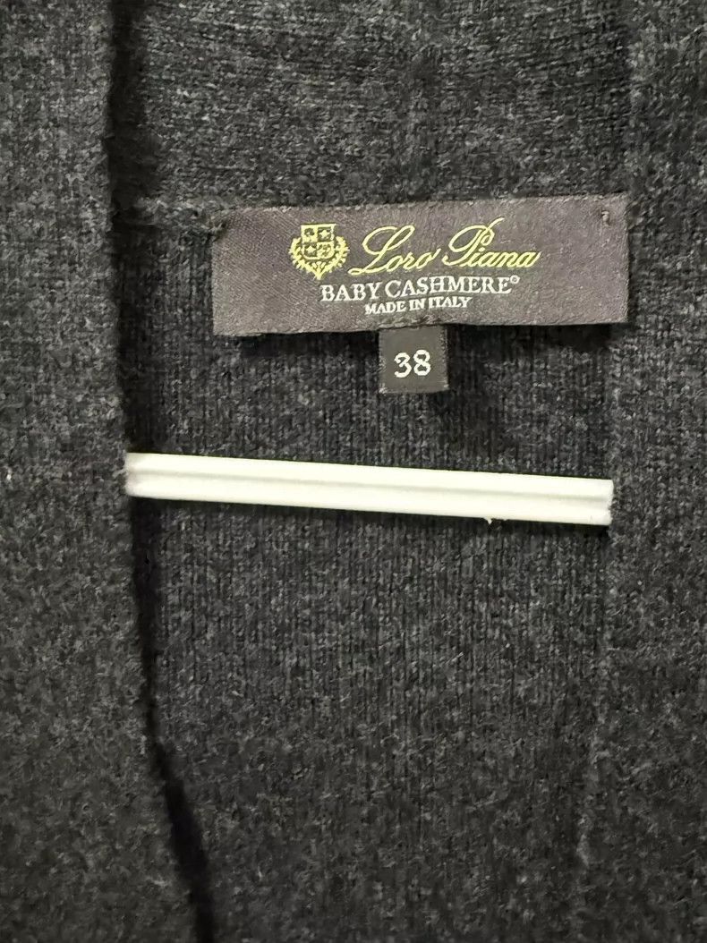 Loro Piana Loro Piana Gray Knit Cardigan & Skirt Set- Size US M / EU 48-50 / 2 - 3 Thumbnail