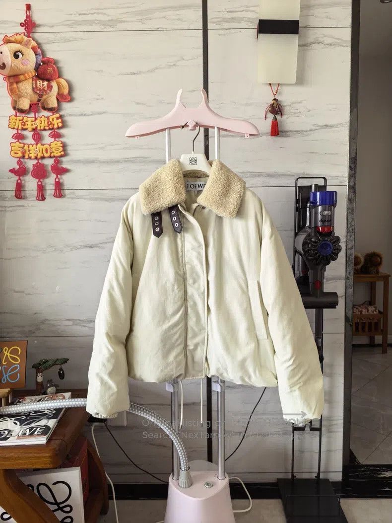 Loewe Loewe Balloon Jacket, Collar Trimmed with Raw Wool, Inner Size XS / US 0-2 / IT 36-38 - 1 Thumbnail