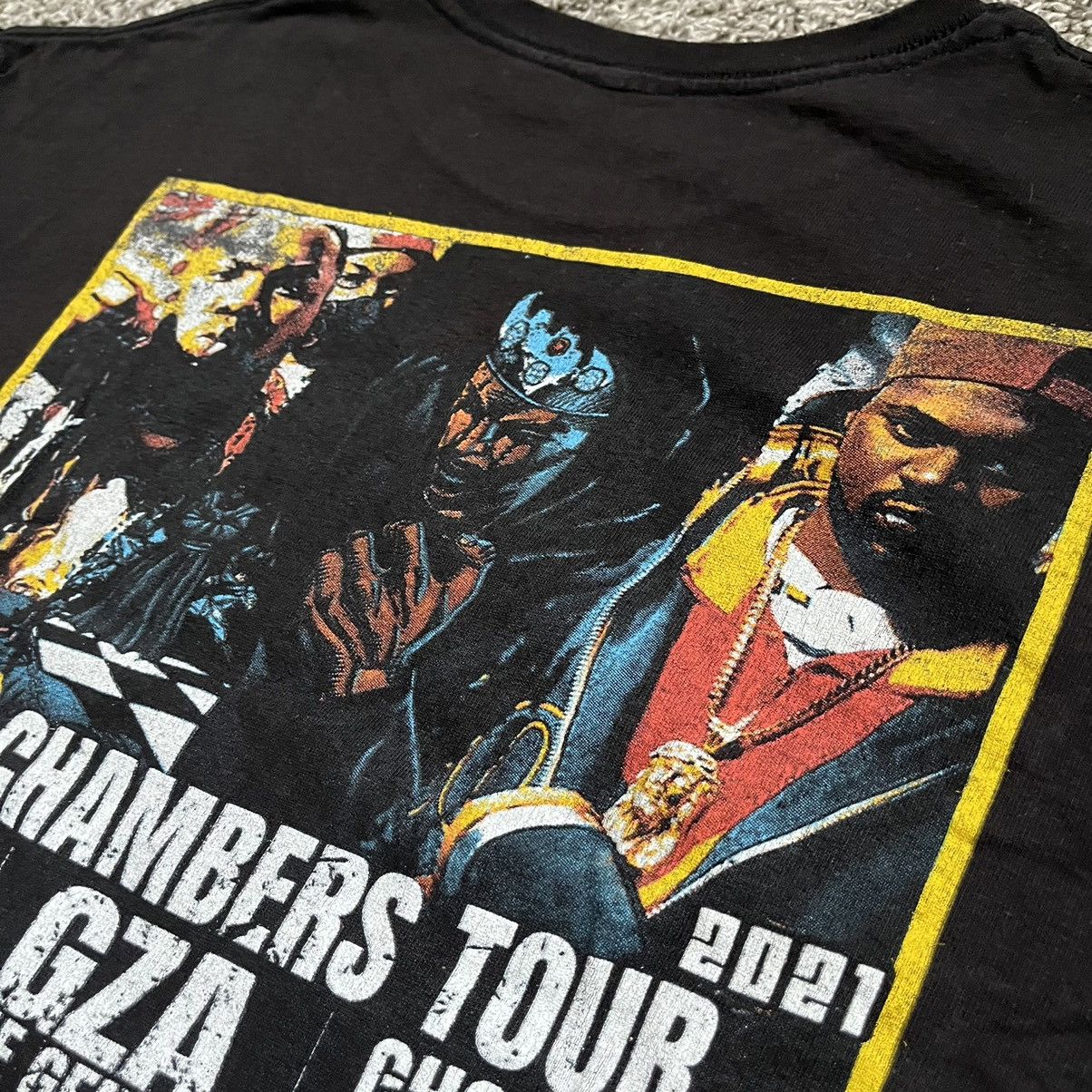 Wu-Tang Shirt Size Large 3 Chambers Tour WuTang Gza Raekwon