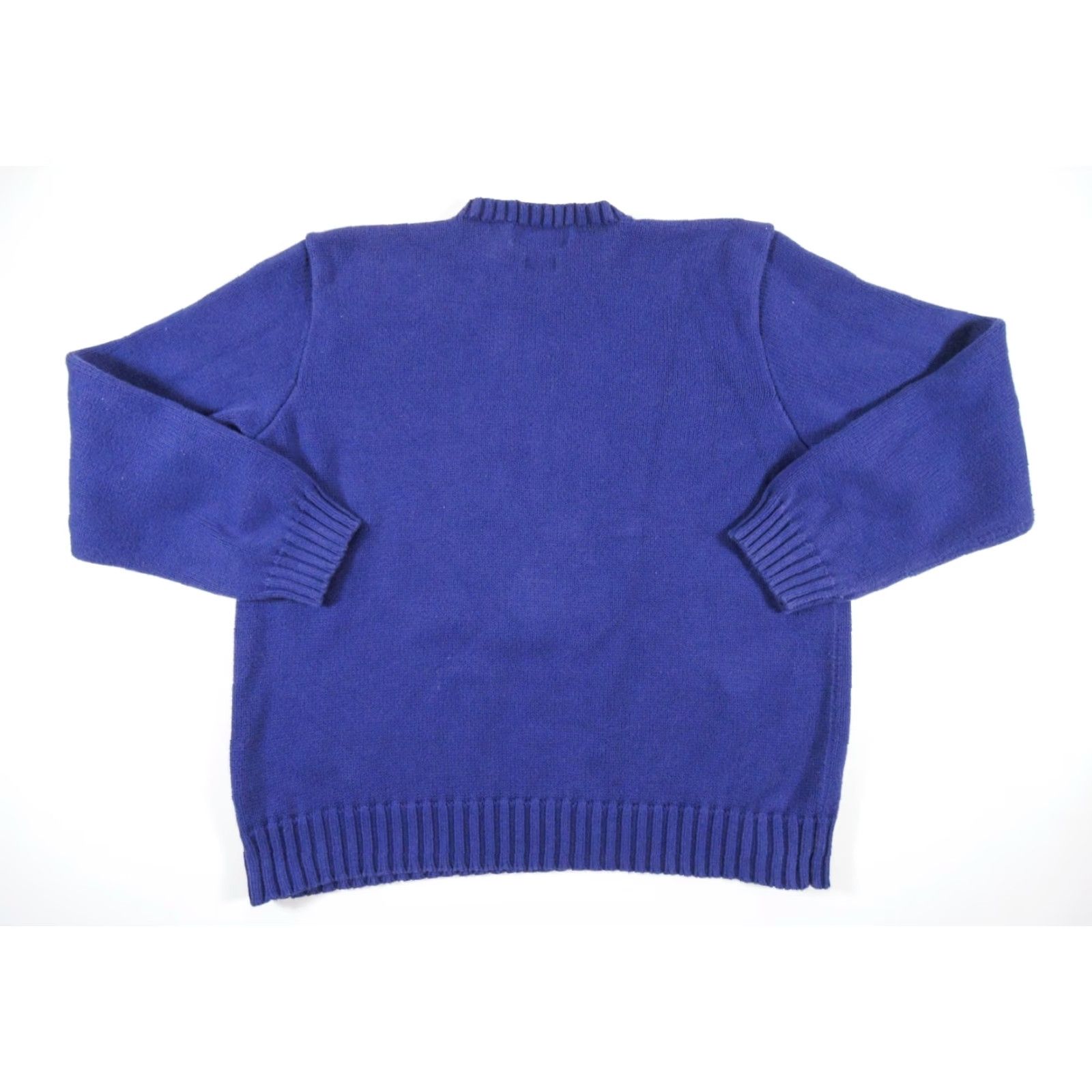 Polo Ralph Lauren VINTAGE Polo Ralph Lauren Men's Sweater XL Knit Crewneck Pullover Preppy Blue Size US XL / EU 56 / 4 - 5 Thumbnail
