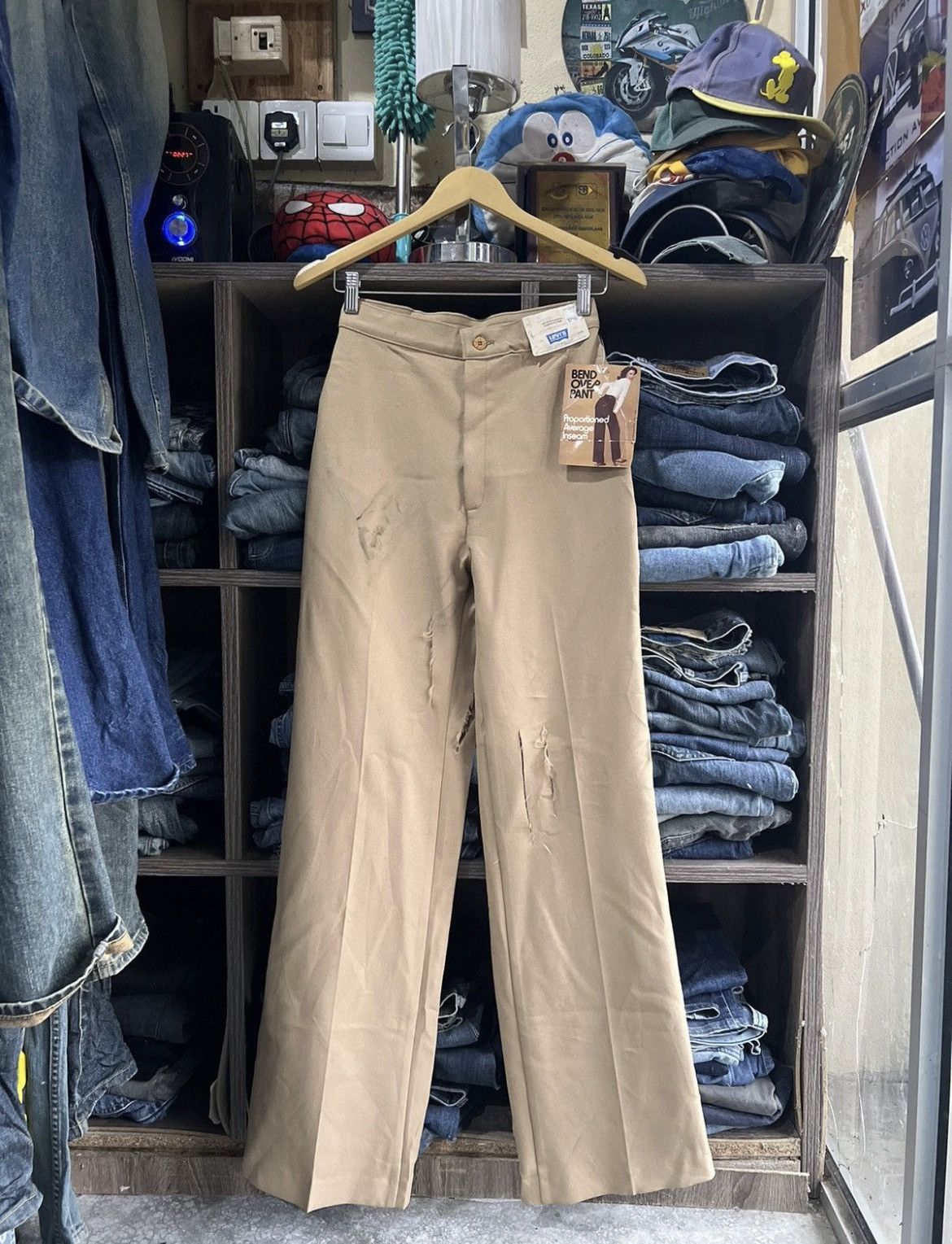 Levi's Vintage Clothing 🔥Very Rare Vintage 70s Levis Bend Over Pant Size 26" / US 2 / IT 38 - 2 Thumbnail