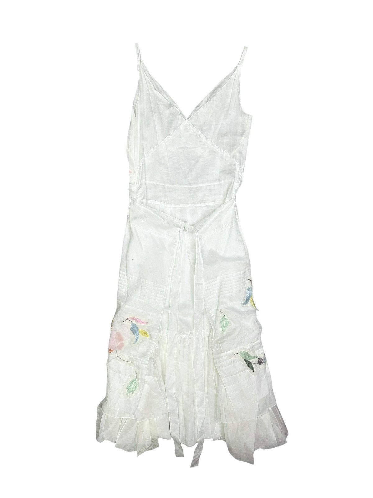 Prada 2004 Beaded Floral Dress Size S / US 4 / IT 40 - 12 Thumbnail