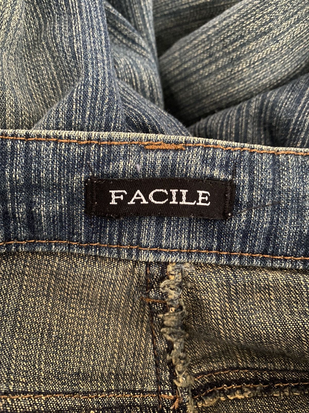 Japanese Brand Vintage Facile Japanese Brand Bootcut Jeans Size US 31 - 8 Thumbnail