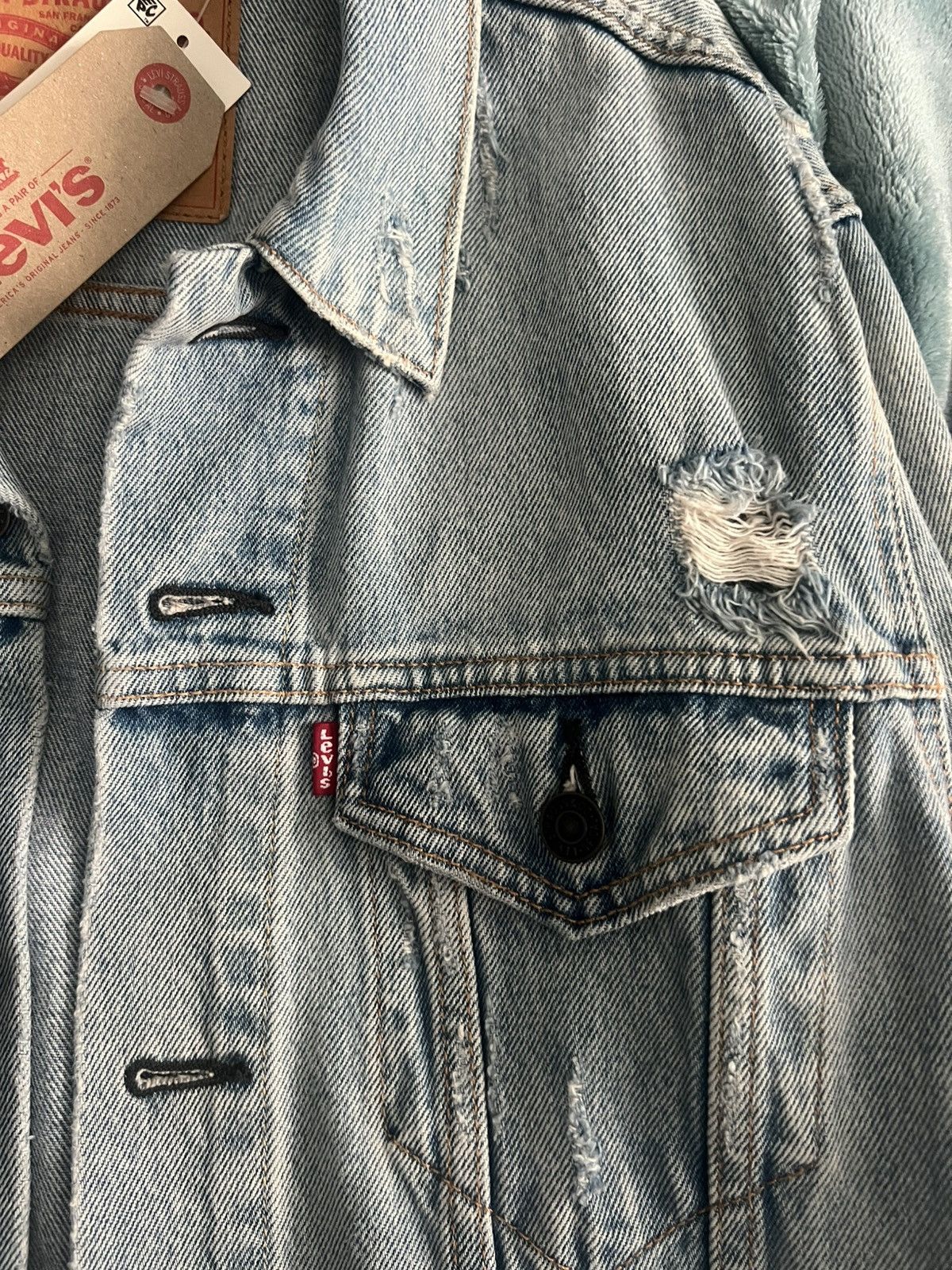 Levi's Levi Strauss & Co. Vintage Denim Jacket Size US M / EU 48-50 / 2 - 3 Thumbnail