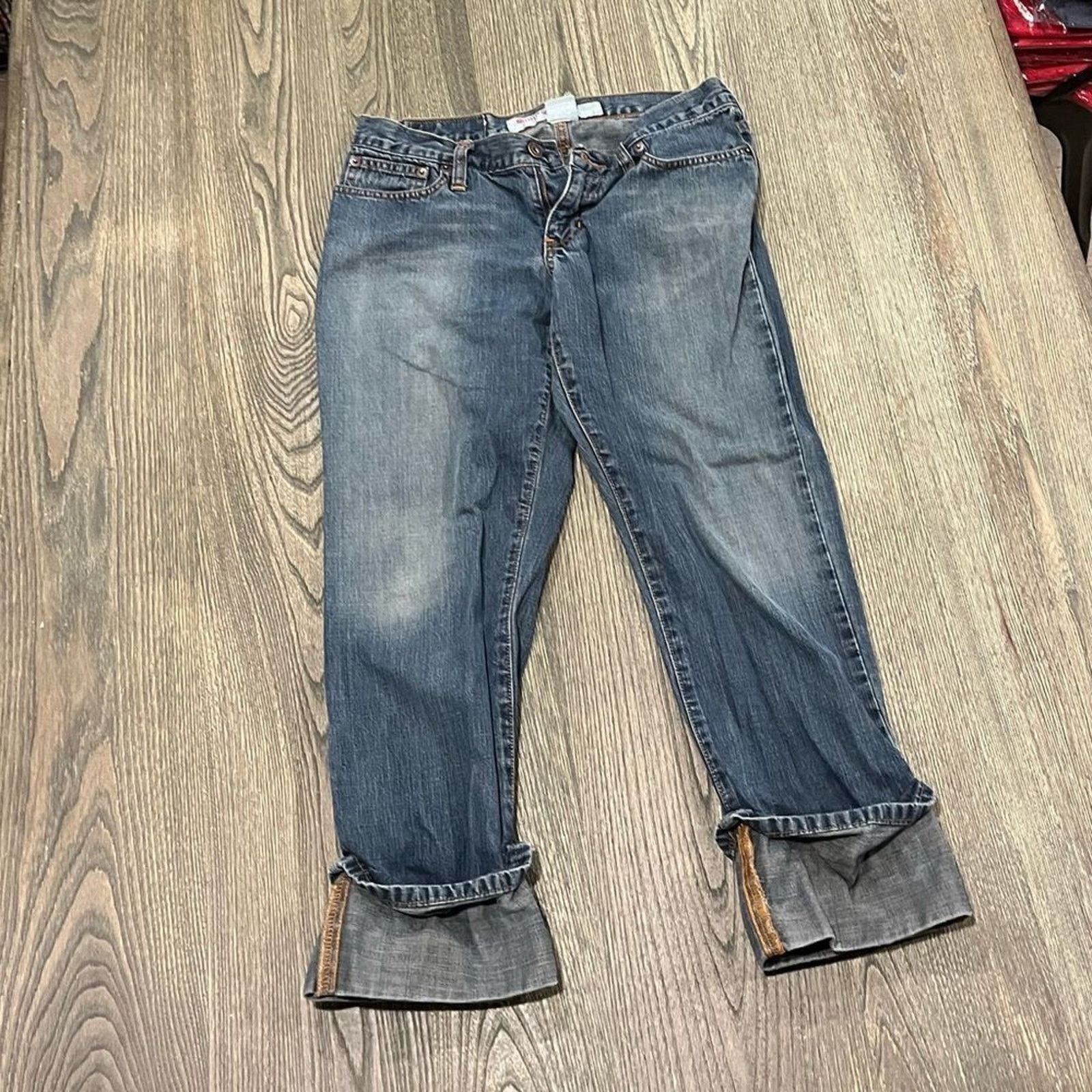 Hollister Hollister & Co Pacific Merchants Cuffed Cropped Jeans Sz 22 Size 34" / US 12 / IT 48 - 1 Thumbnail
