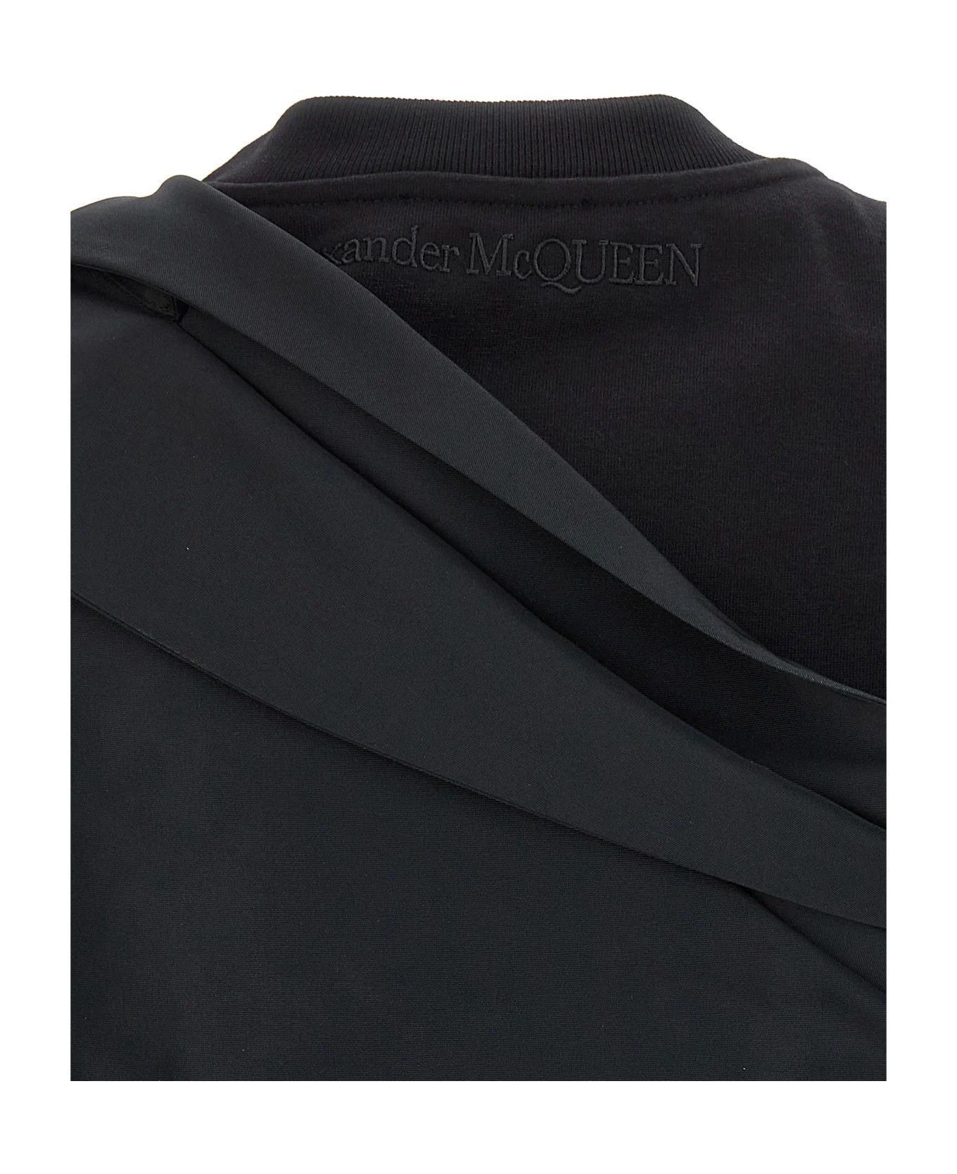 Alexander McQueen o1y0325 Tank Top in Black Size M / US 6-8 / IT 42-44 - 4 Thumbnail