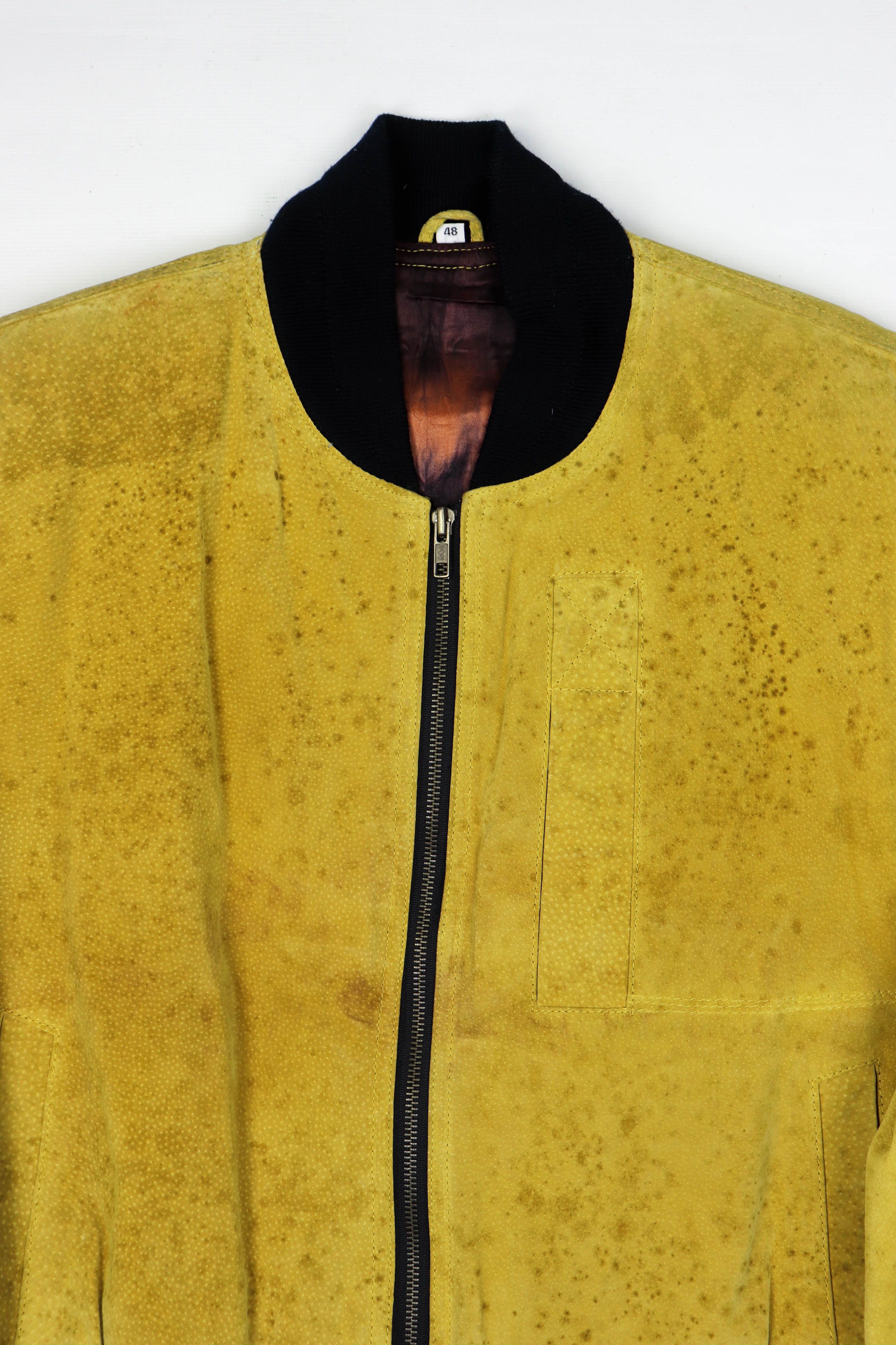 NFL ​​Glenwood Gators Vintage 90s Distressed Suede Bomber Jacket Size US M / EU 48-50 / 2 - 3 Thumbnail