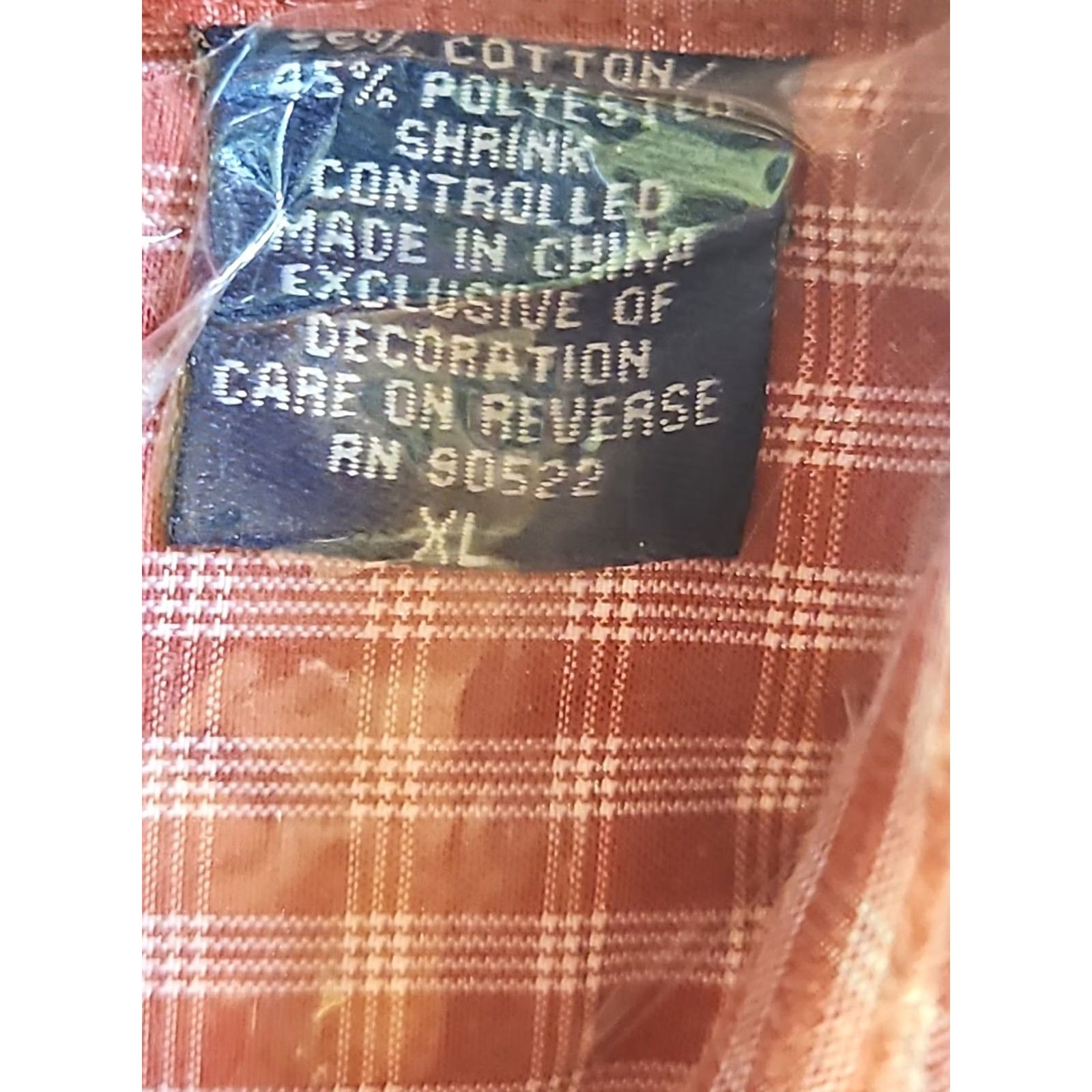 Vintage Arkansas Razorbacks Shirt Mens XL Red Gingham Check Button Down SEC College Size US XL / EU 56 / 4 - 6 Thumbnail