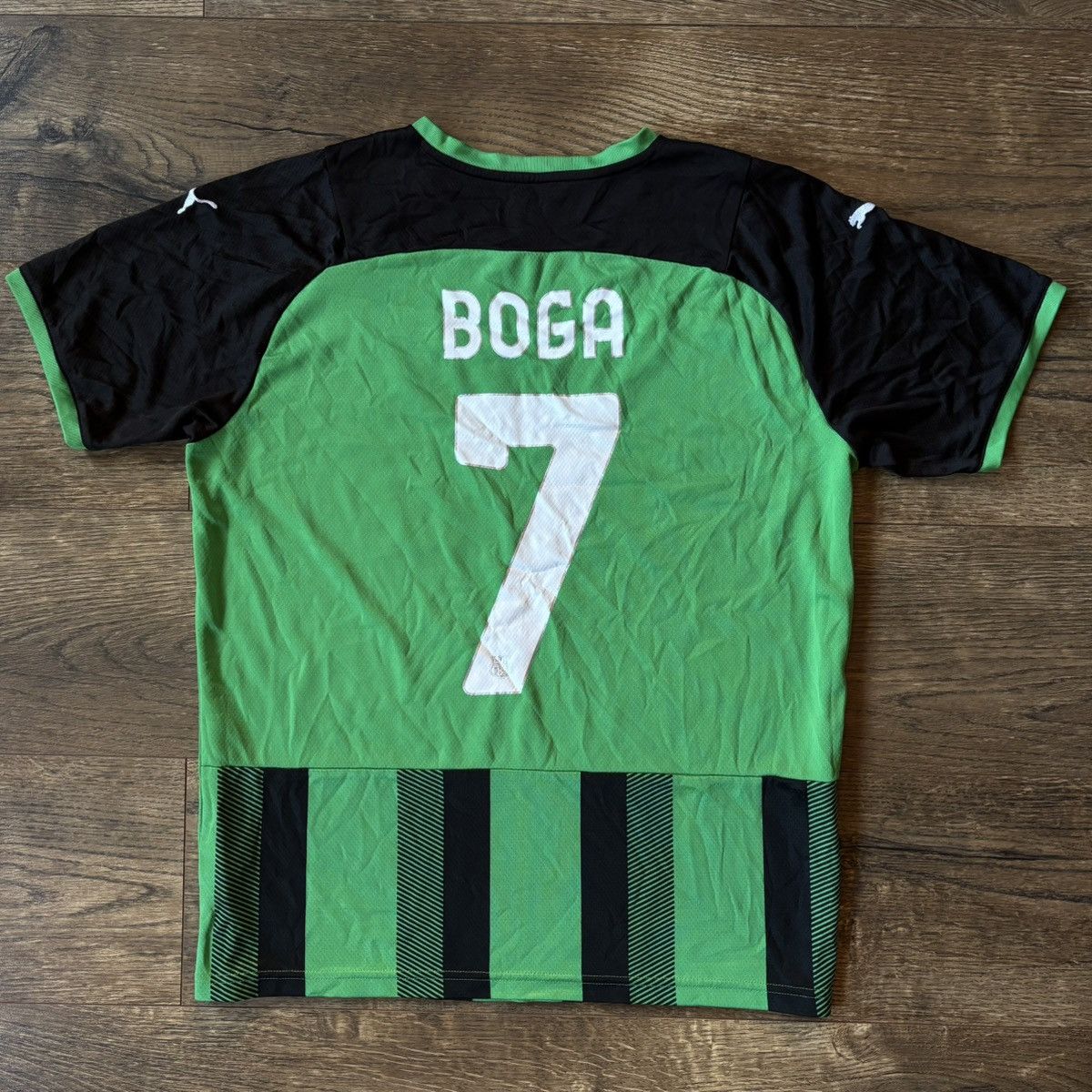 Puma U.S. Sassuolo Calcio #7 Boga - Puma 2021-2022 Official Home Size US L / EU 52-54 / 3 - 2 Thumbnail