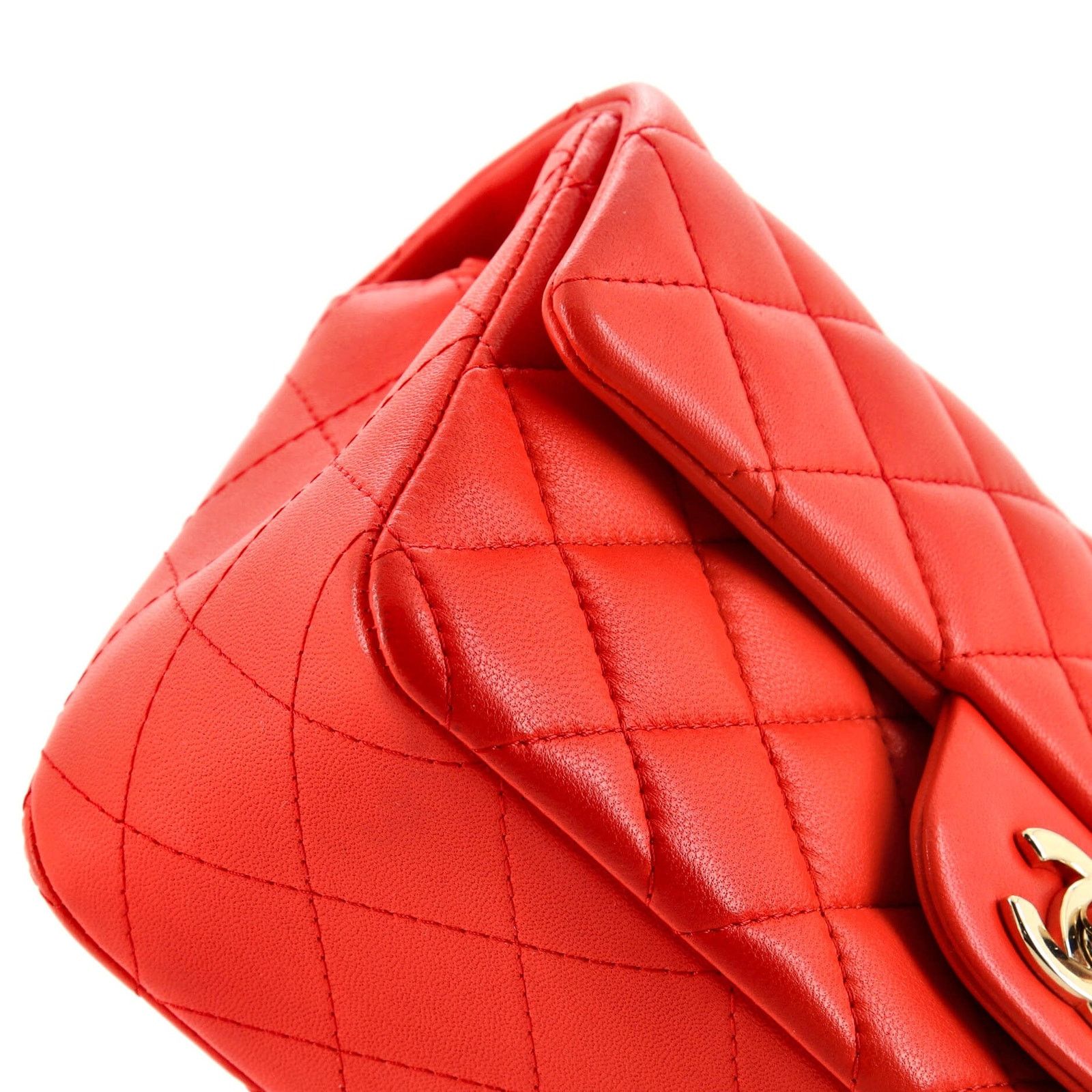 Chanel Classic Single Flap Bag Quilted Lambskin Mini Size ONE SIZE - 7 Thumbnail