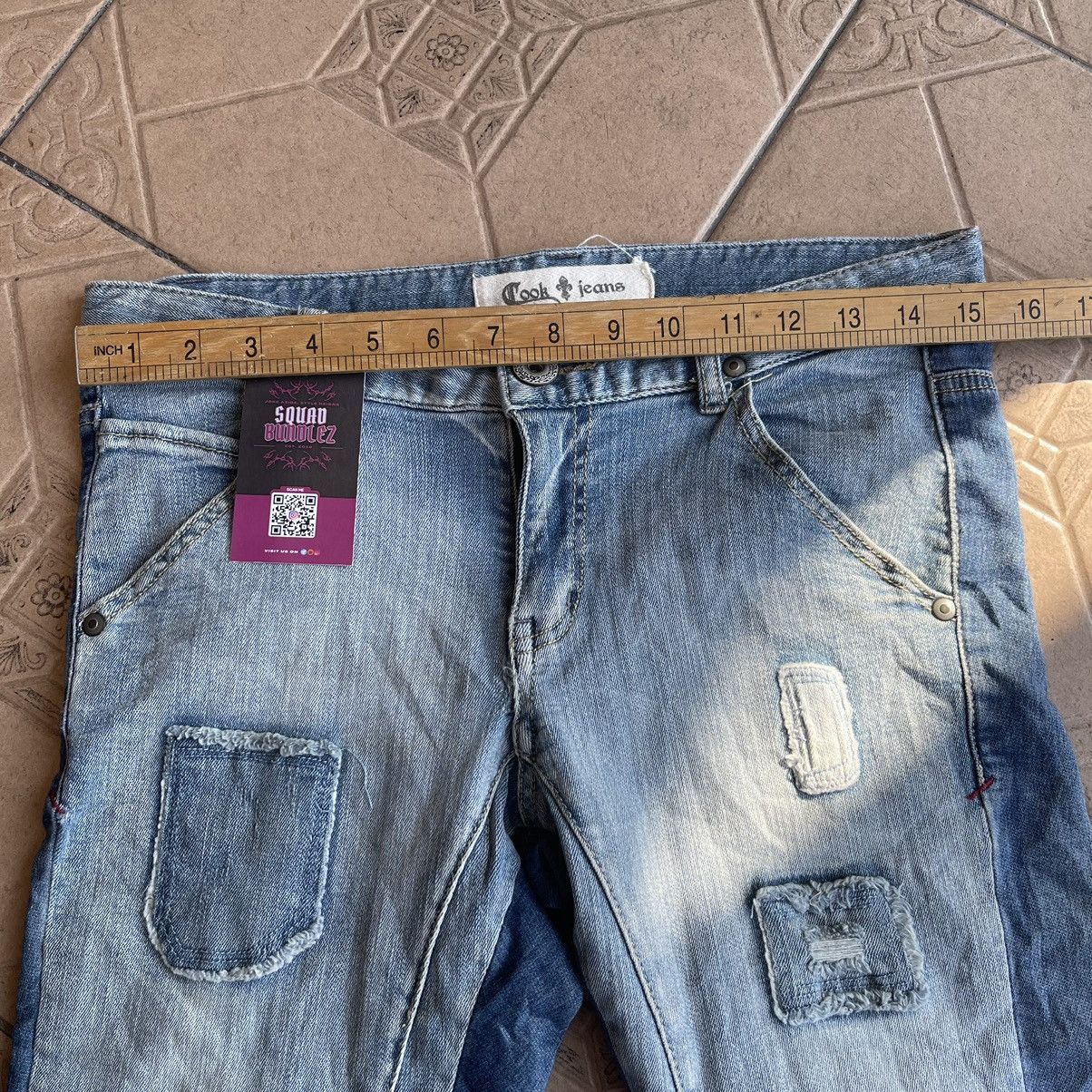 Designer × Japanese Brand Jeans Patchwork Cook Jeans Sim Fit Size 30’ Size 30" / US 8 / IT 44 - 10 Thumbnail