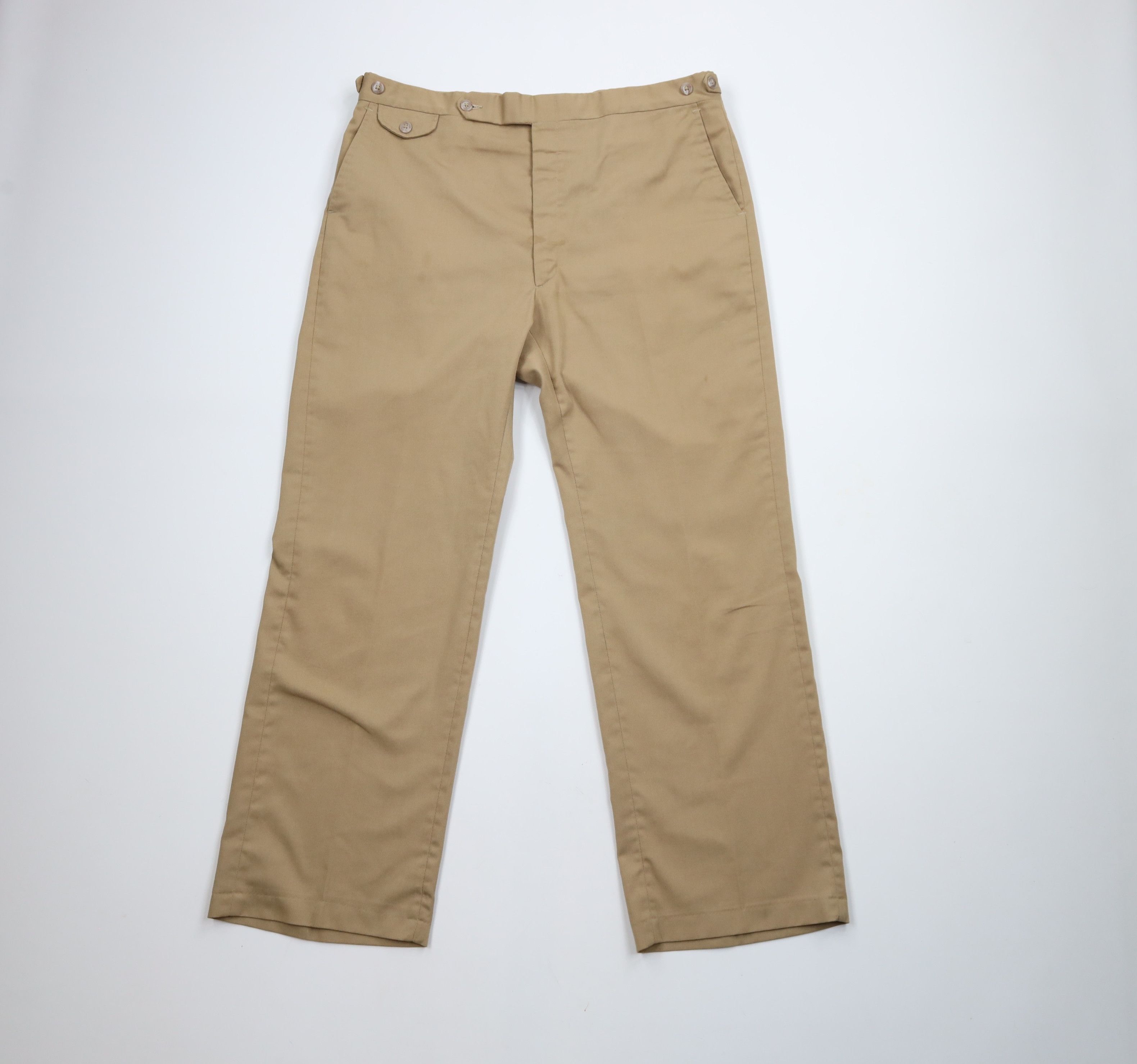 Vintage Vintage 70s Streetwear Wide Leg Bell Bottoms Chino Pants Size US 36 / EU 52 - 1 Thumbnail