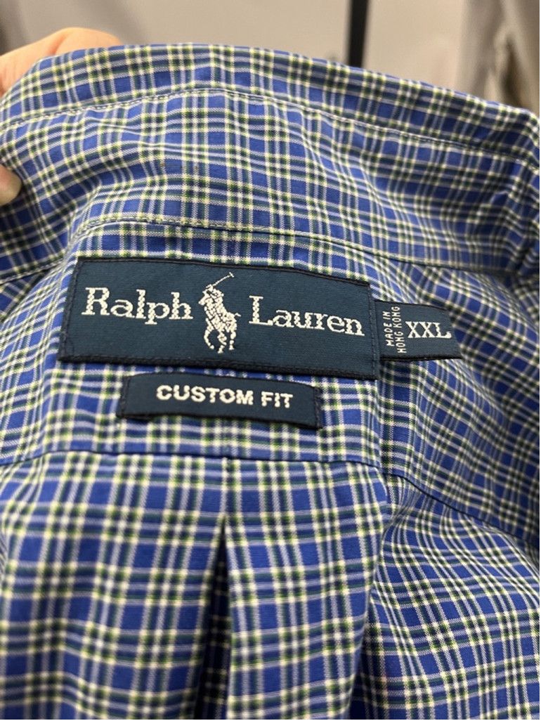 Ralph Lauren Ralph Lauren Blue Green Plaid XXL Short Sleeve Shirt Size US XXL / EU 58 / 5 - 5 Thumbnail