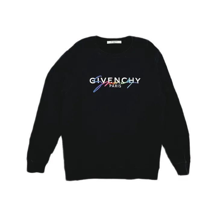 Givenchy Givenchy Givenchy Black Logo Long Sleeve Sweatshirt -2507 Size US S / EU 44-46 / 1 - 2 Thumbnail