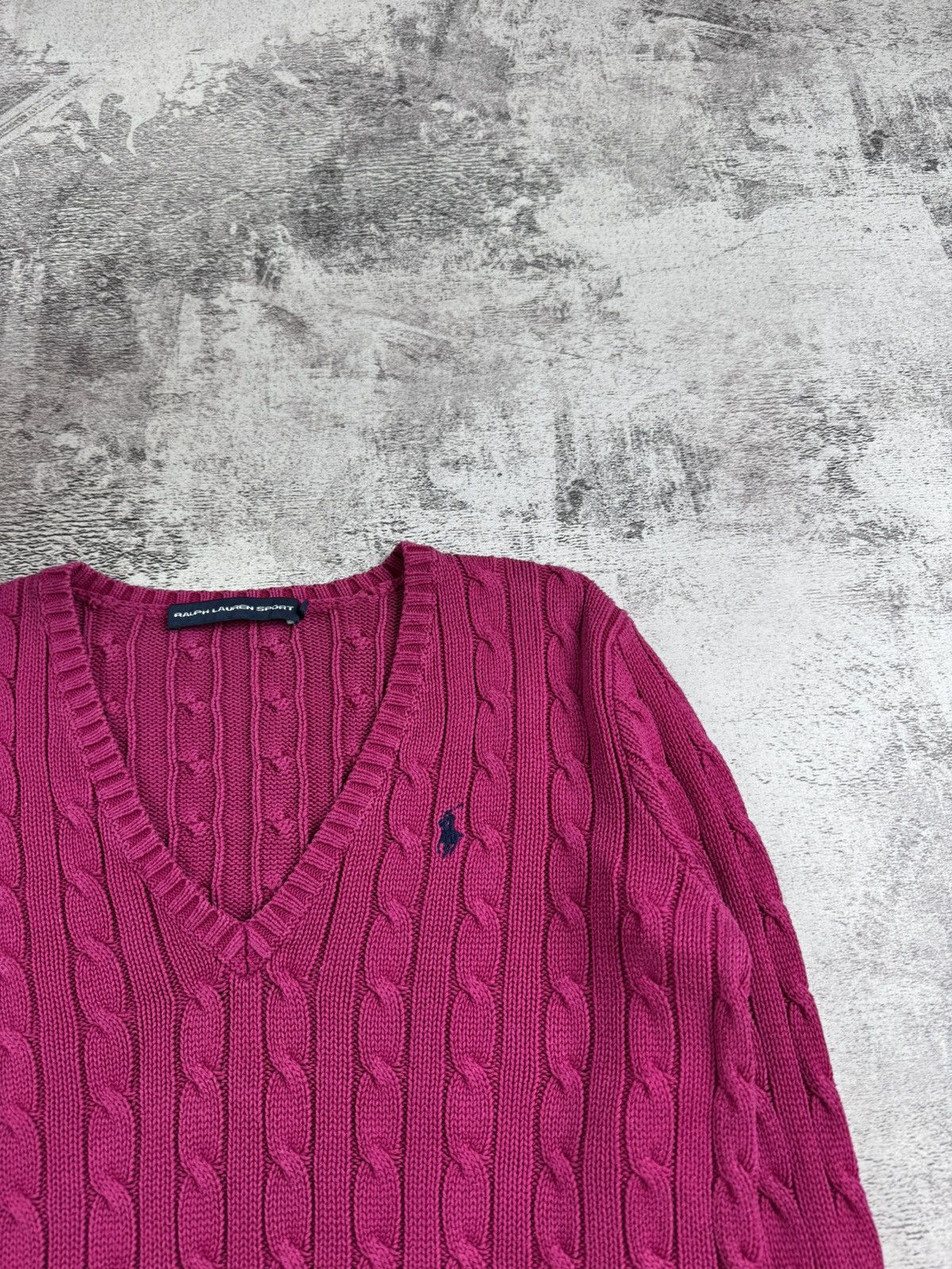Ralph Lauren Sport Vintage Polo Ralph Lauren Sport Cable Knited Sweater Cardigan Size M / US 6-8 / IT 42-44 - 8 Thumbnail