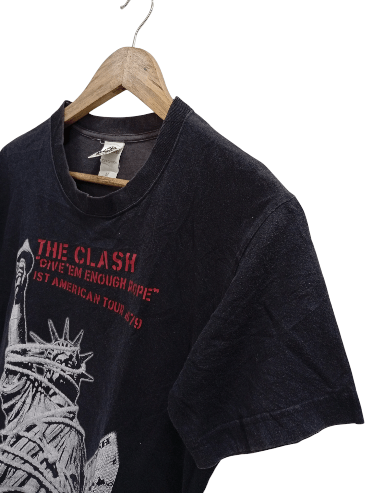 Band Tees × Vintage 🔥🔥The Clash Give'Em Enough Rope 1st American Tour 1979 Tee Size US M / EU 48-50 / 2 - 8 Thumbnail