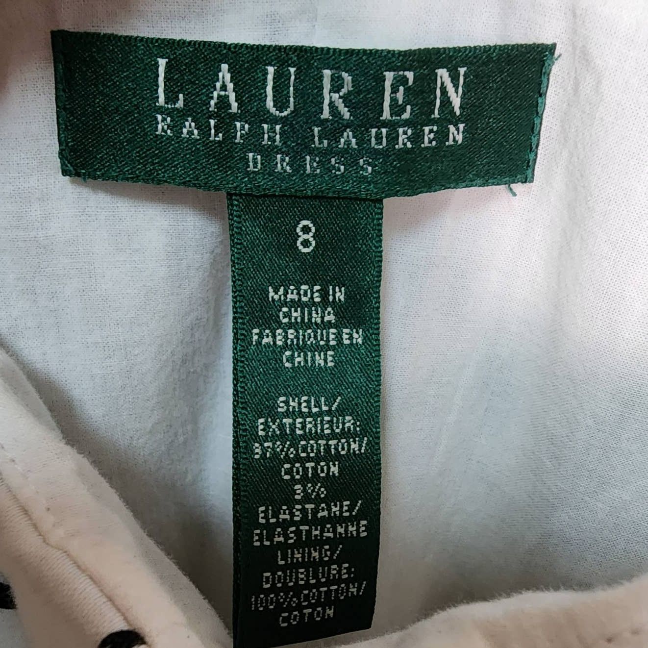 Lauren Ralph Lauren Lauren Ralph Lauren Black & White A-Line Floral dress sz 8 Size M / US 6-8 / IT 42-44 - 4 Thumbnail