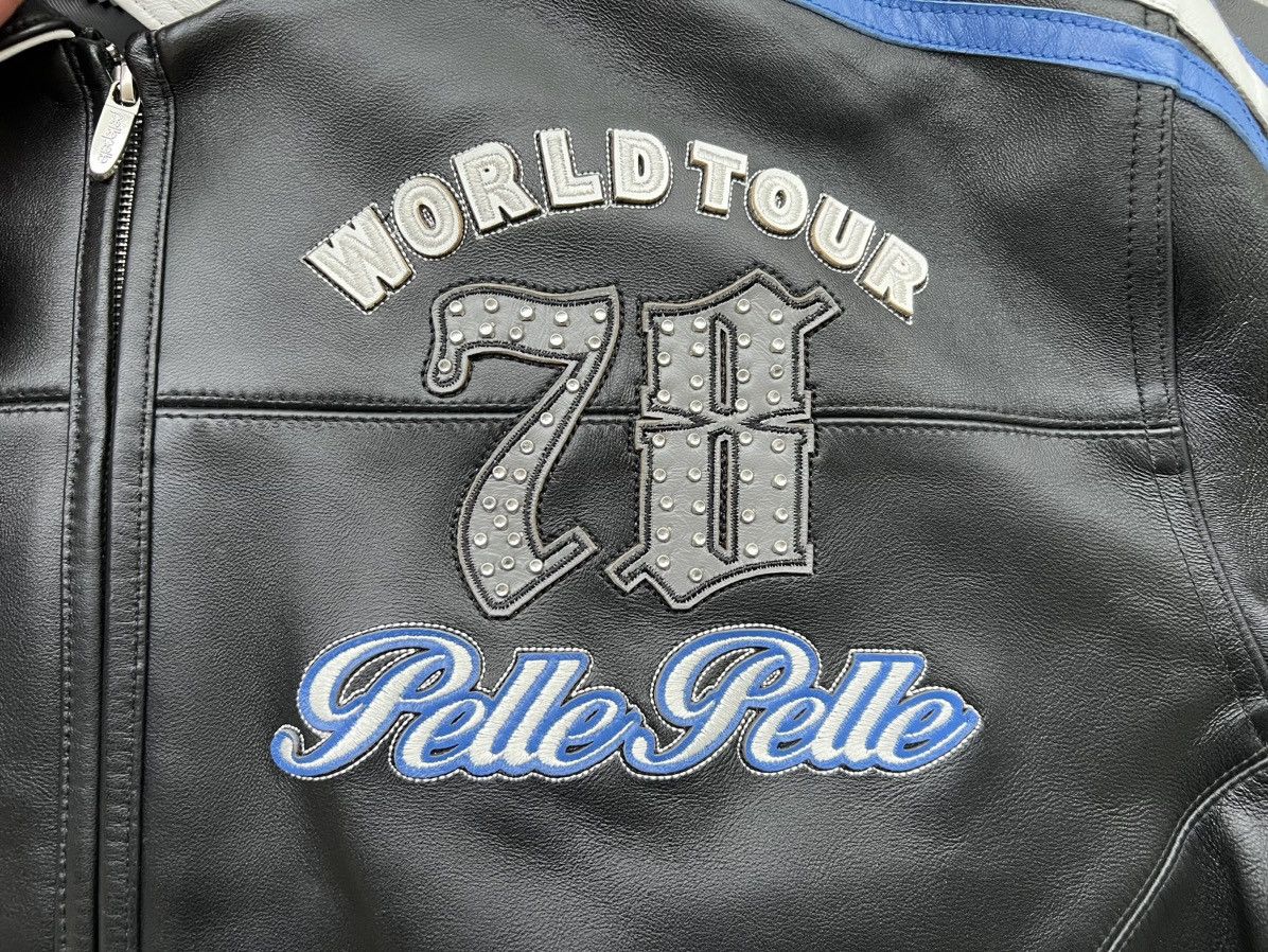 Pelle Pelle × Vintage Pelle Pelle World Tour Marc Buchanan Leather Jacket New Size US XXL / EU 58 / 5 - 8 Thumbnail