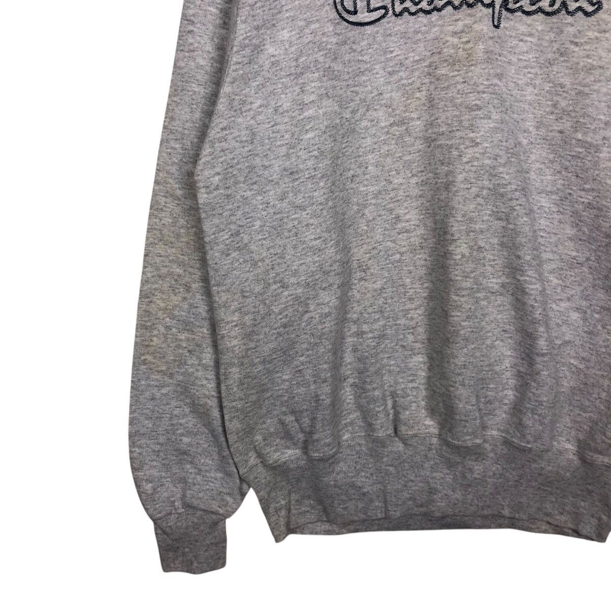 Vintage Vintage Champion Embroidered Script Sweatshirt – Grey Size US M / EU 48-50 / 2 - 5 Thumbnail