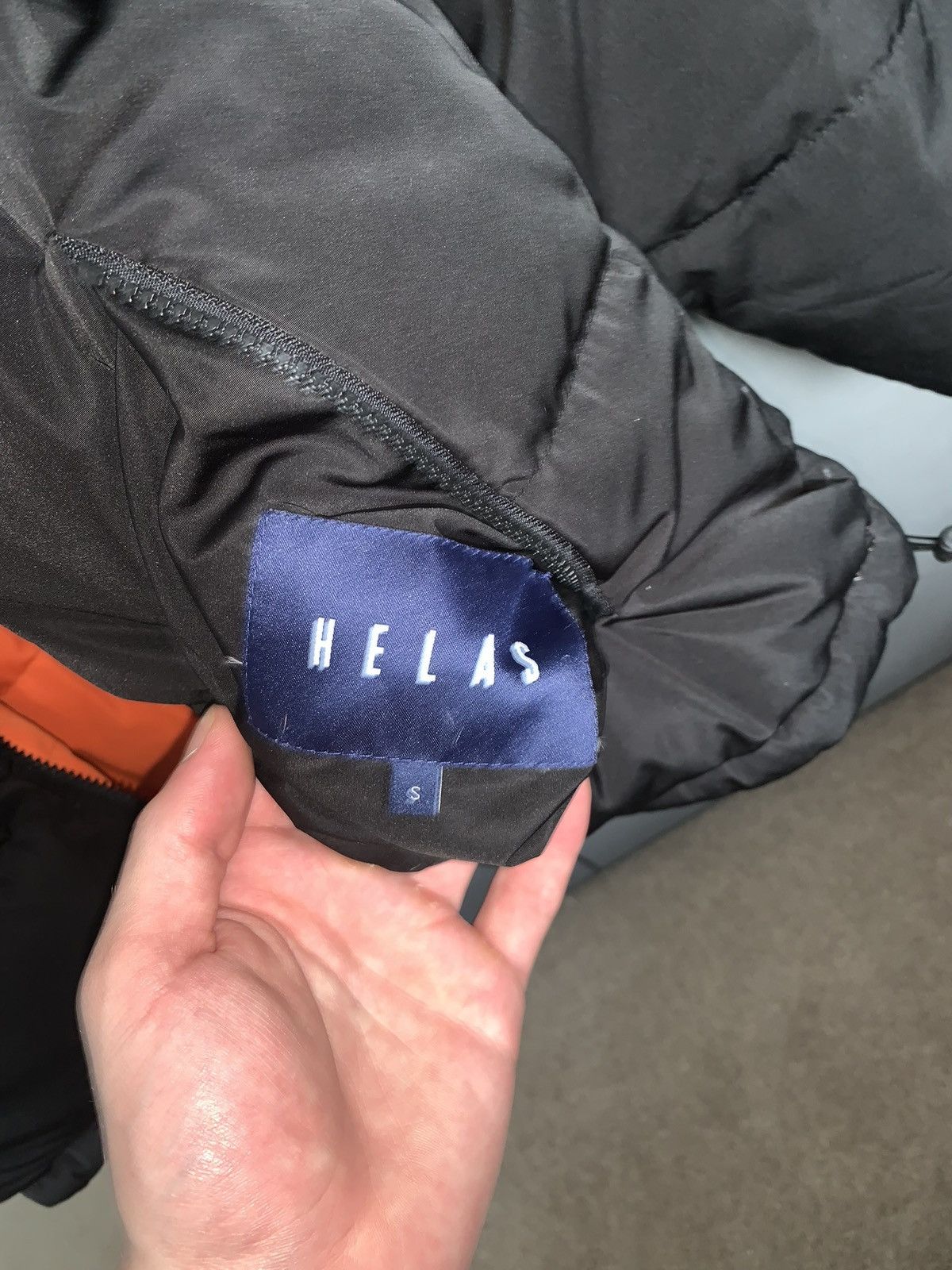 Helas Helas reversible black and orange down puffer jacket Size US S / EU 44-46 / 1 - 8 Thumbnail