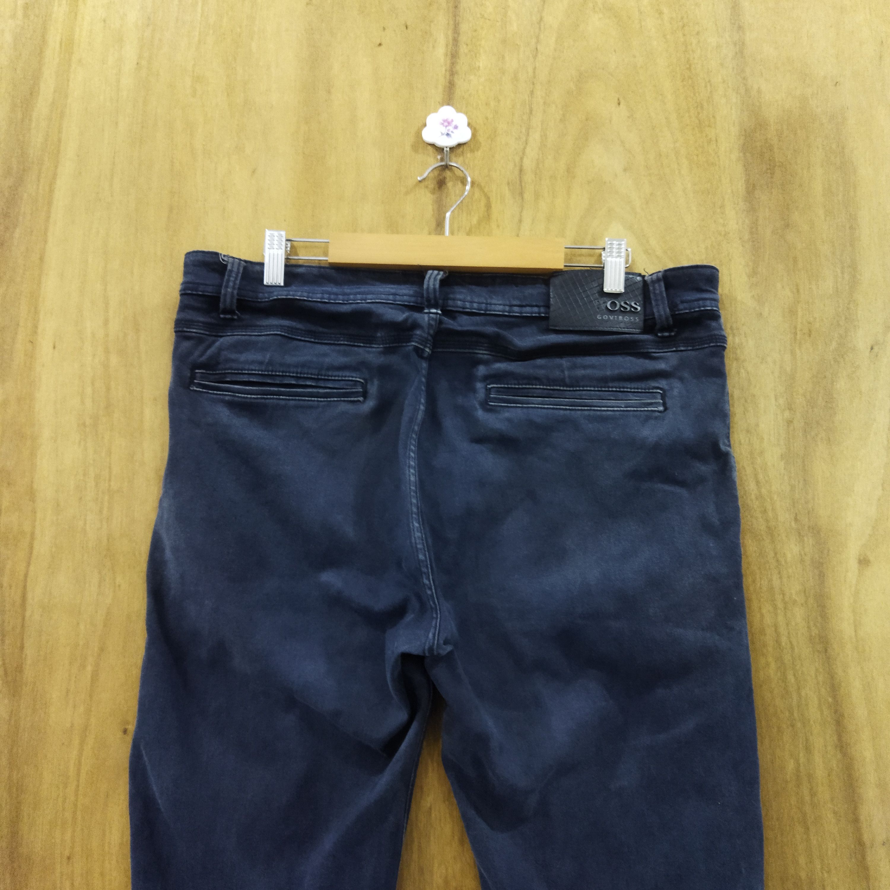 Japanese Brand BOSS FADED DARK BLUE JEANS PANTS Size US 36 / EU 52 - 8 Thumbnail