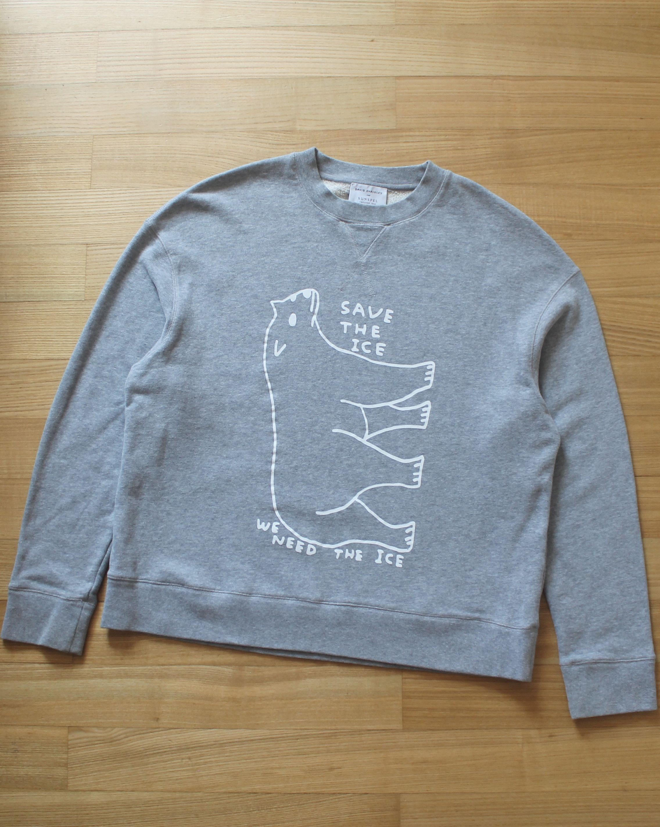 Sunspel David Shrigley x Sunspel Bear Sweatshirt Size XS / US 0-2 / IT 36-38 - 4 Thumbnail