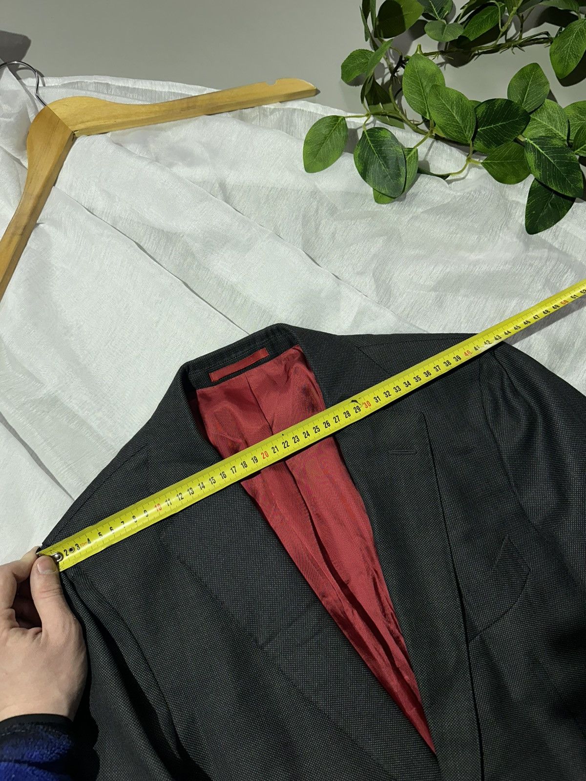 Suitsupply Blazer Pure Wool Super 150's Vitale Barberis Canonico Italy Size 48R - 14 Thumbnail