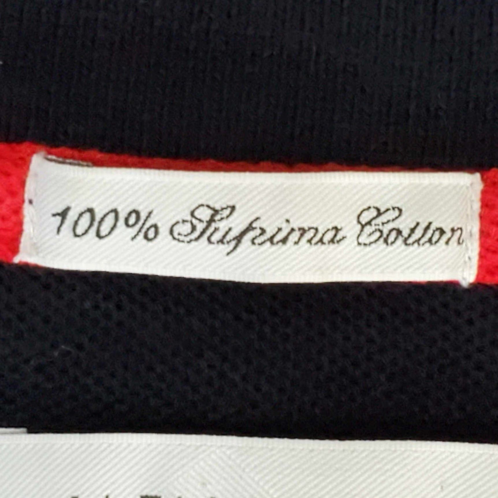 Vintage VINTAGE Alex Cannon Polo Shirt 100% Pima Cotton Mens L Navy Size US L / EU 52-54 / 3 - 3 Thumbnail