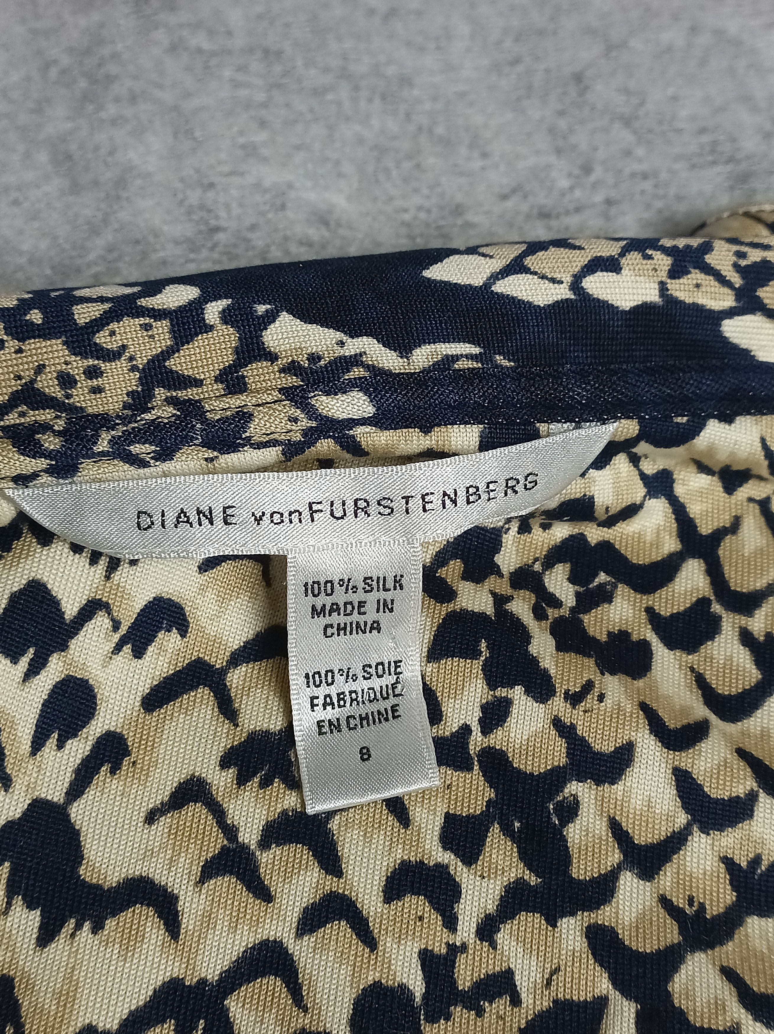 Diane von Furstenberg Diane von Furstenberg Snakeskin Print Silk Dress Size 6/8 Size M / US 6-8 / IT 42-44 - 5 Thumbnail
